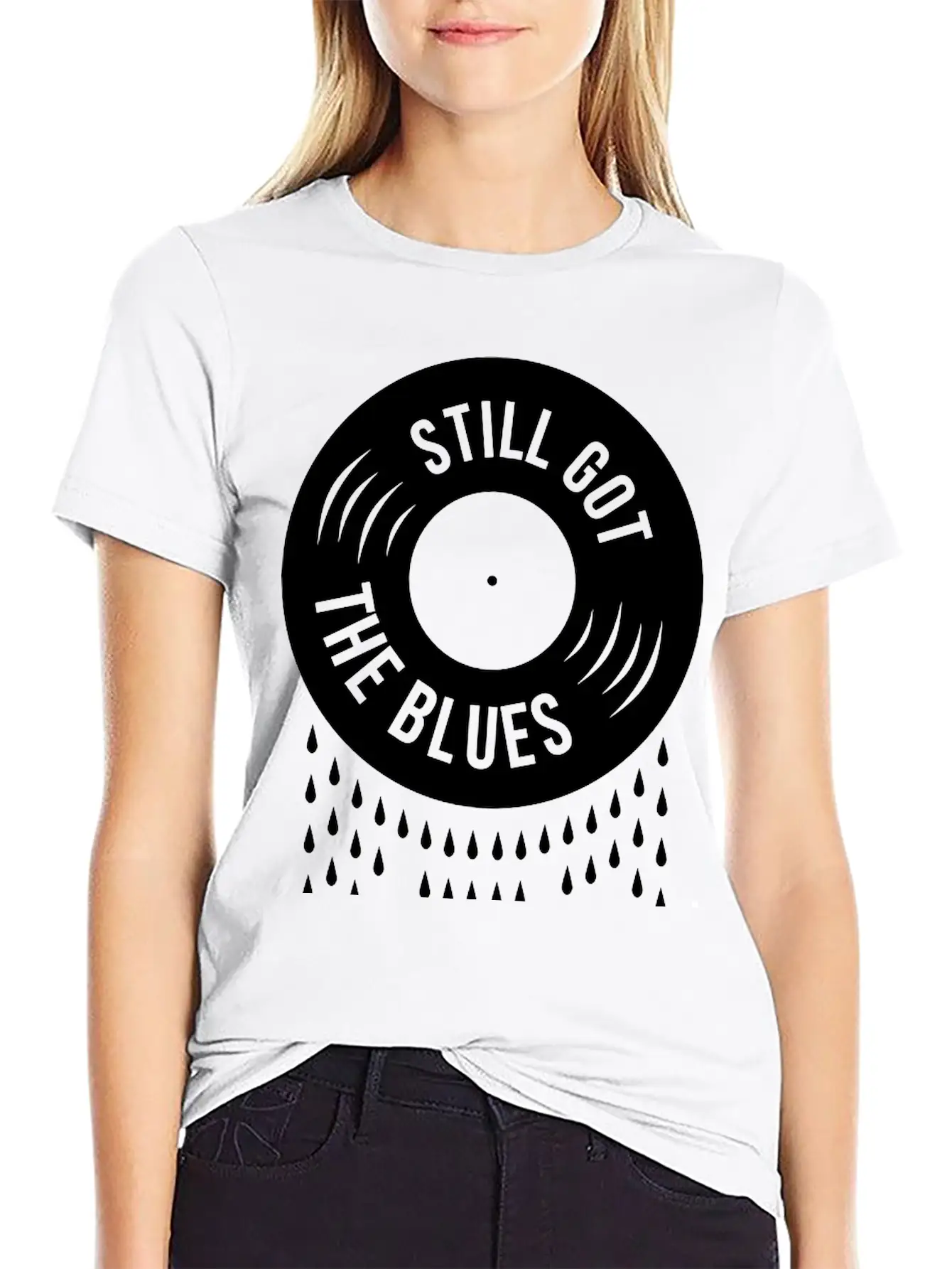 Still Got The Blues Music Sad Vinyl Tears Record Classic Cotton Tee – Unisex Comfort For Any Season