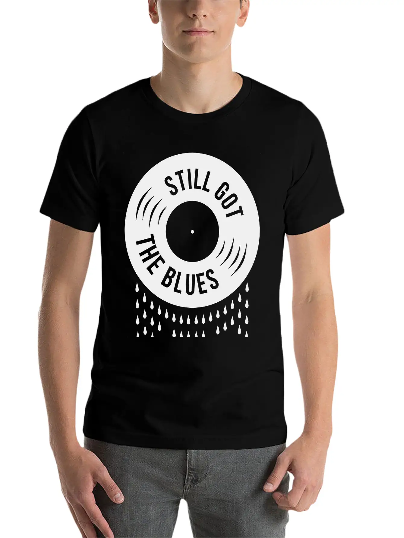 Still Got The Blues Music Sad Vinyl Tears Record Classic Cotton Tee – Unisex Comfort For Any Season