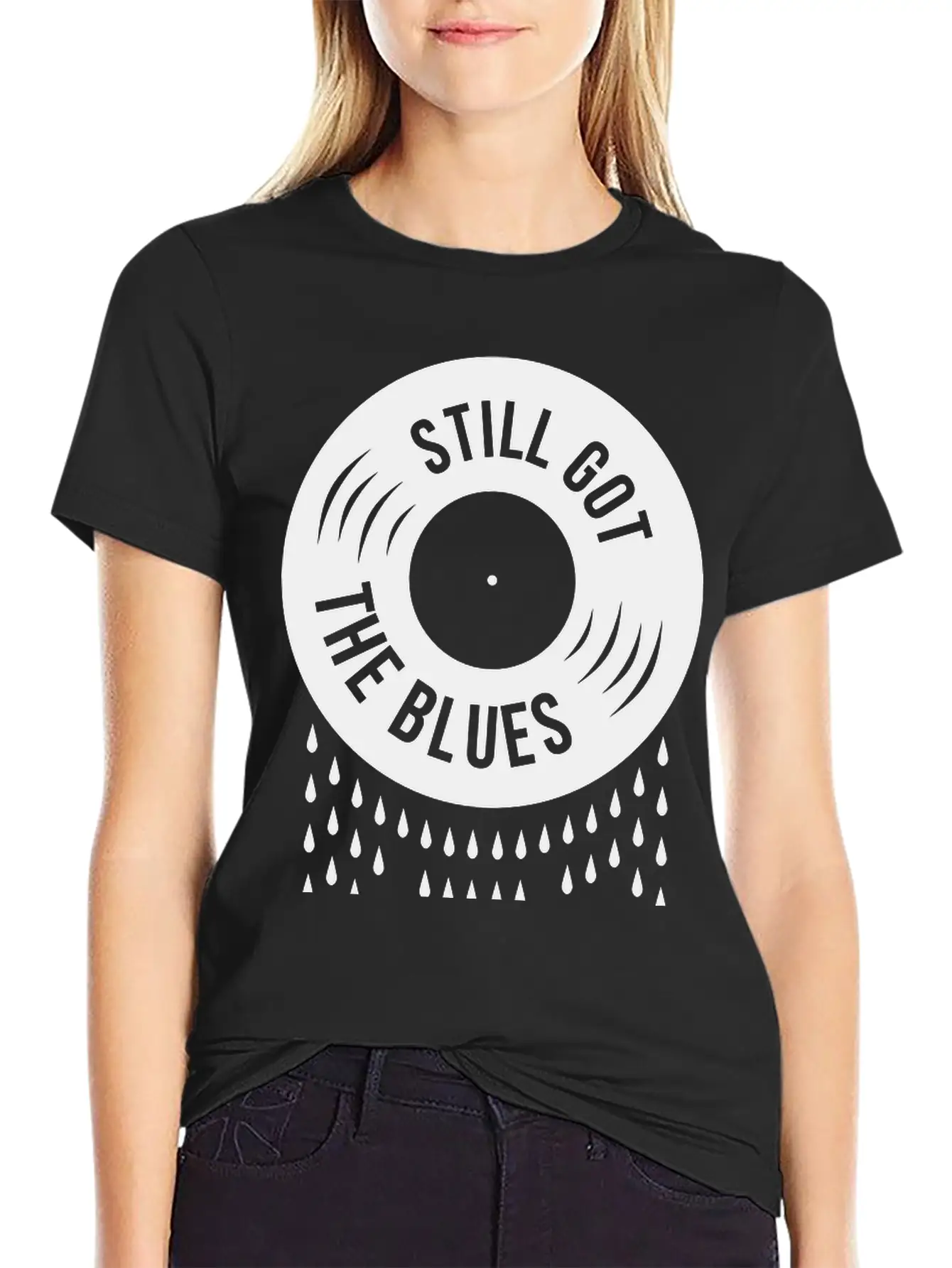 Still Got The Blues Music Sad Vinyl Tears Record Classic Cotton Tee – Unisex Comfort For Any Season