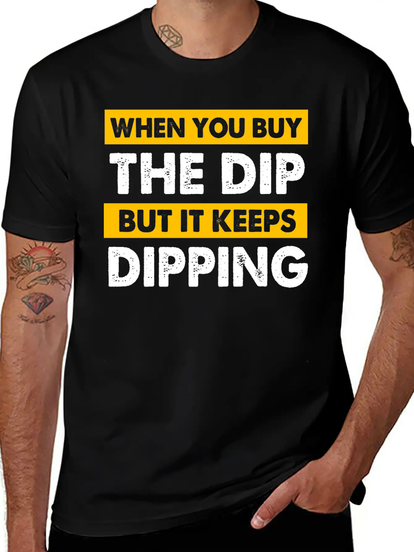 Stock Market You Buy The Dip But It Keeps Dipping Classic Cotton Tee – Unisex Comfort For Any Season