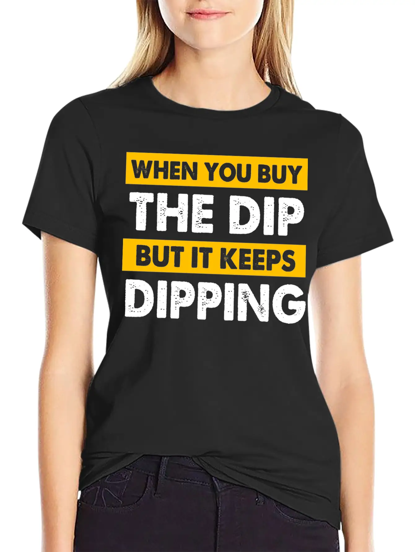 Stock Market You Buy The Dip But It Keeps Dipping Classic Cotton Tee – Unisex Comfort For Any Season