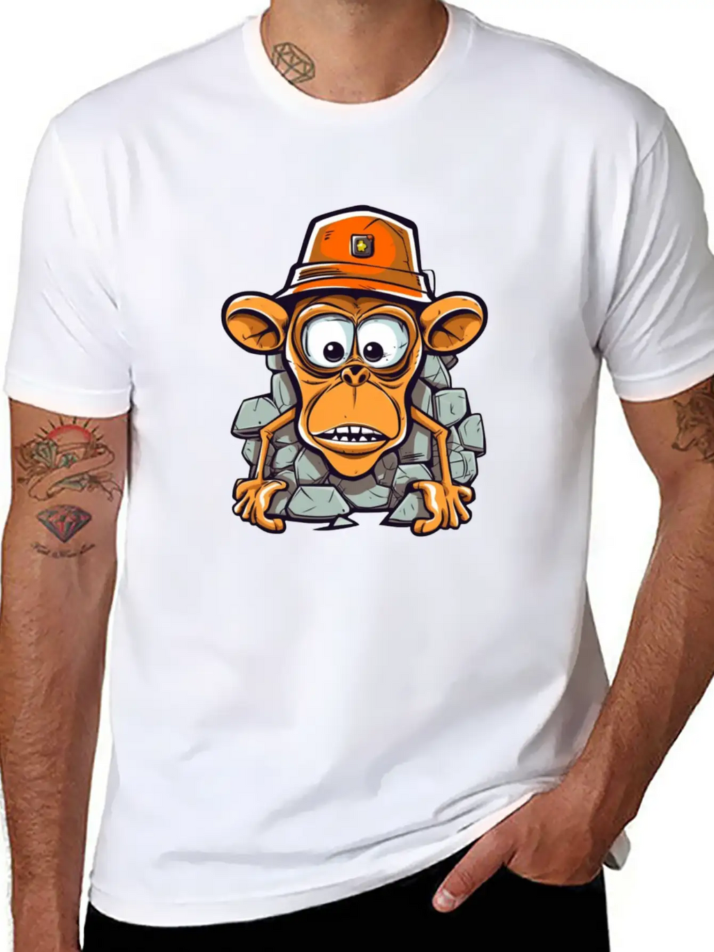 Stone Monkey Relaxed Everyday Tee – Lightweight And Durable Cotton