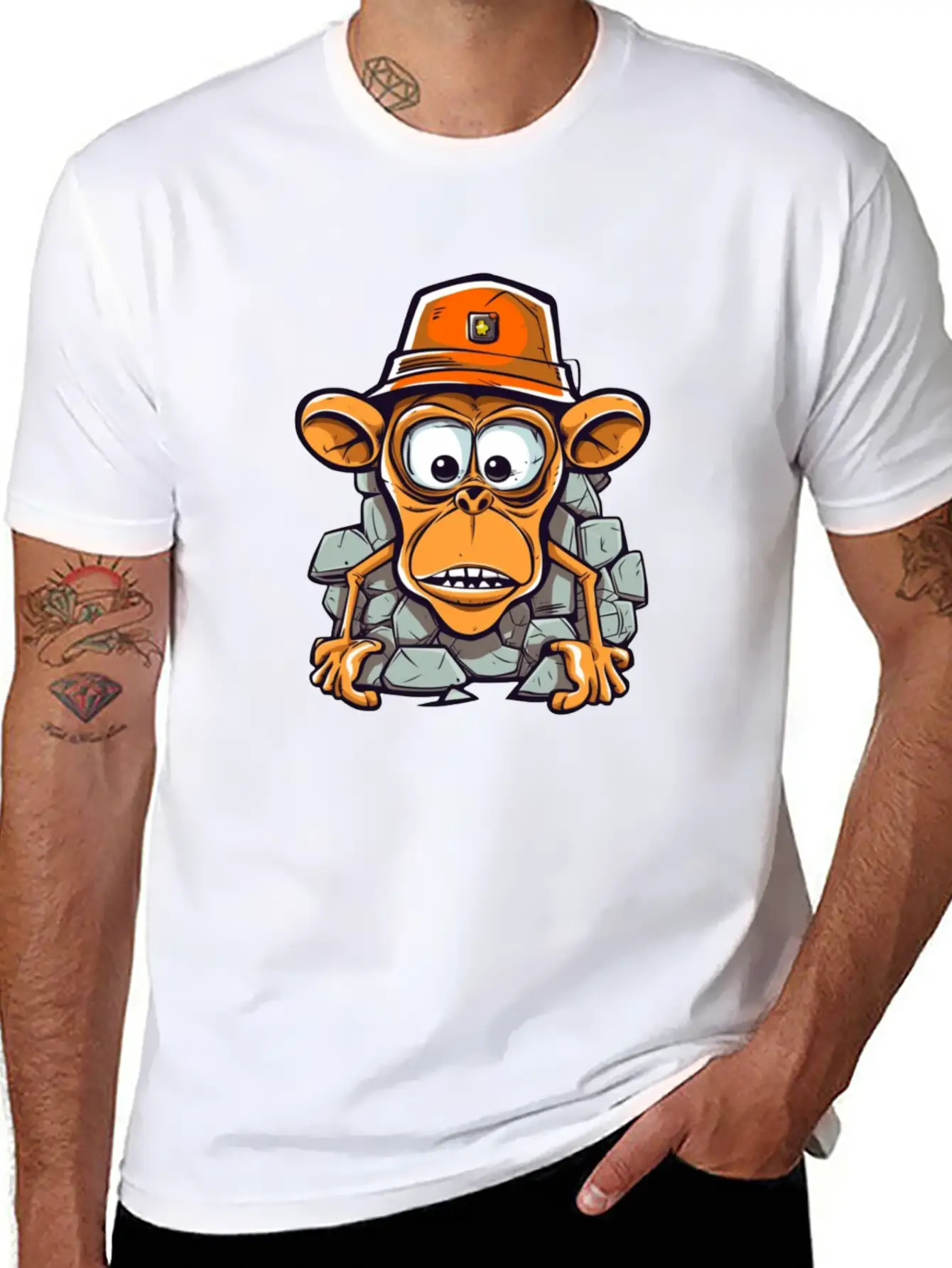 Stone Monkey Relaxed Everyday Tee – Lightweight And Durable Cotton