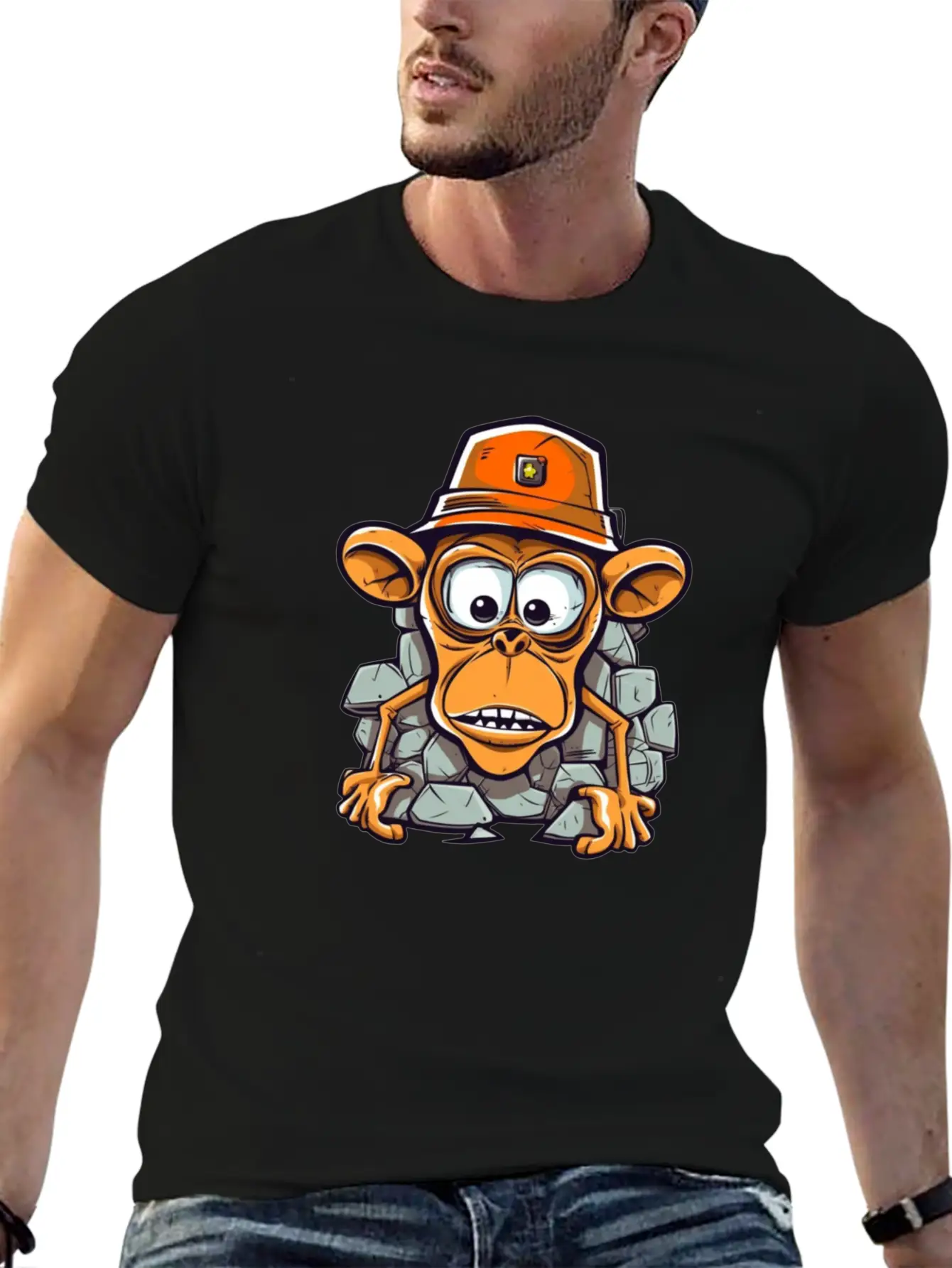 Stone Monkey Relaxed Everyday Tee – Lightweight And Durable Cotton