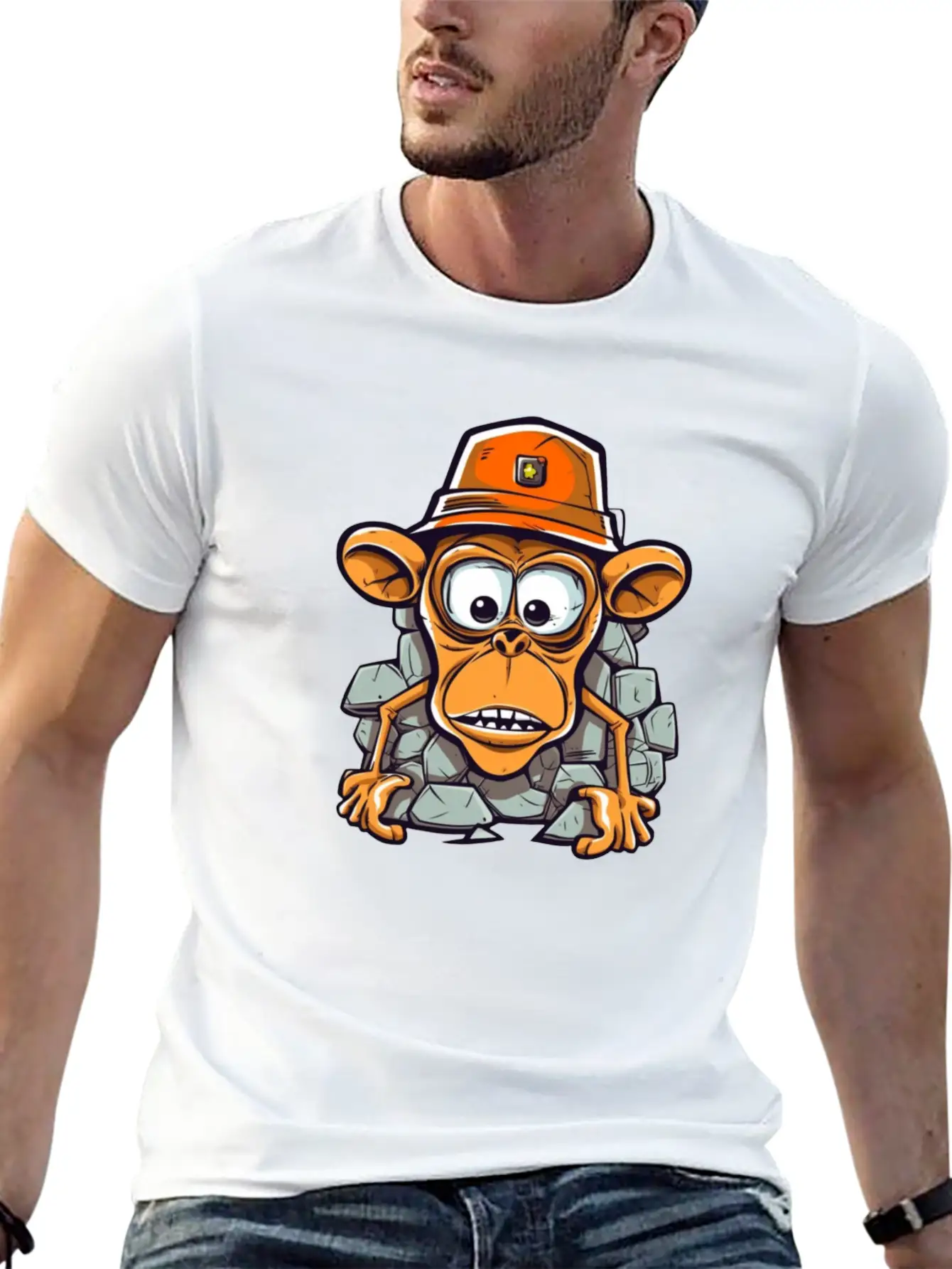 Stone Monkey Relaxed Everyday Tee – Lightweight And Durable Cotton