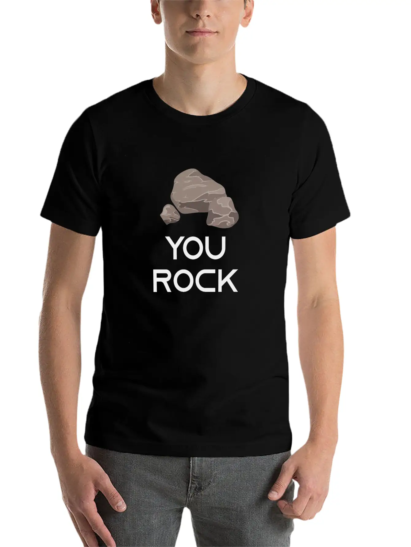 Stone Timeless Short Sleeve Tee – Comfy And Minimalist Design