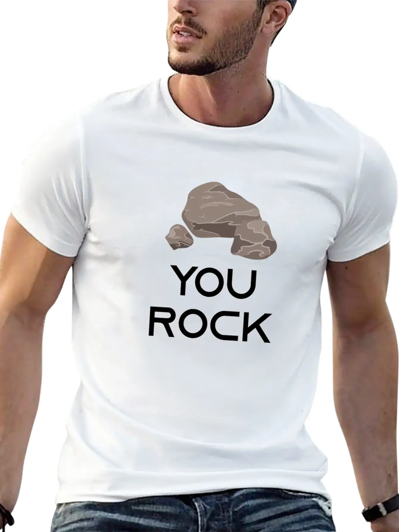 Stone Timeless Short Sleeve Tee – Comfy And Minimalist Design