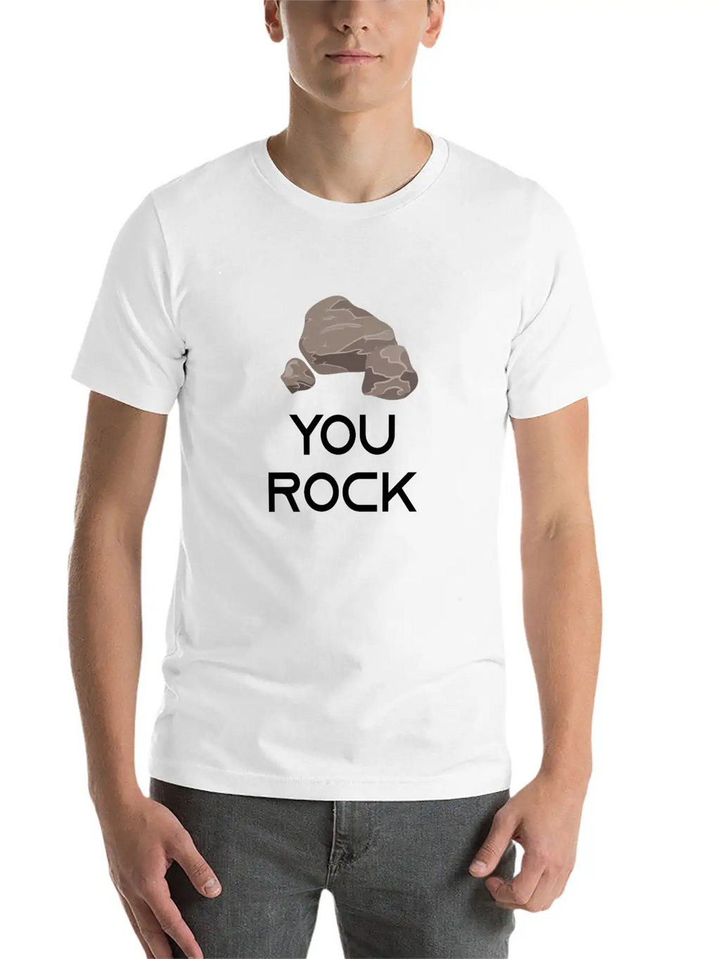 Stone Timeless Short Sleeve Tee – Comfy And Minimalist Design