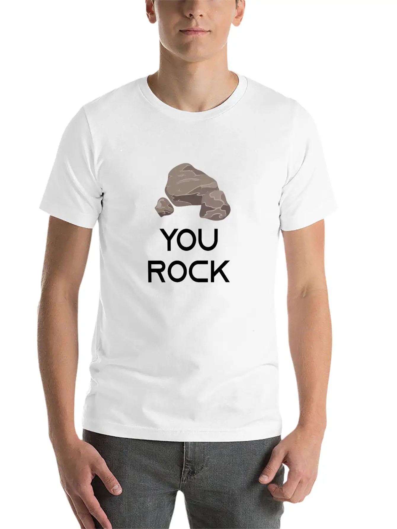 Stone Timeless Short Sleeve Tee – Comfy And Minimalist Design