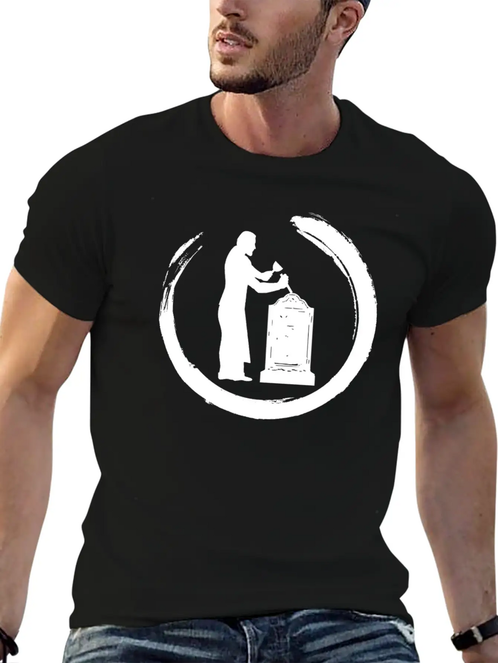 Stonemason Craftsmen Sculptors Graveyard Sculptors Basic Graphic T-Shirt – Daily Comfort In Soft Cotton