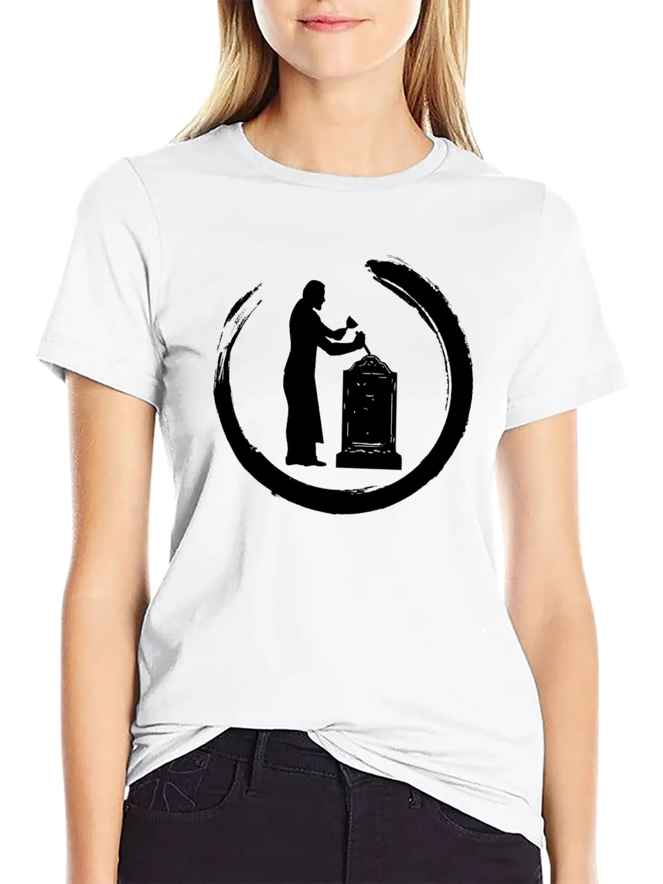 Stonemason Craftsmen Sculptors Graveyard Sculptors Basic Graphic T-Shirt – Daily Comfort In Soft Cotton