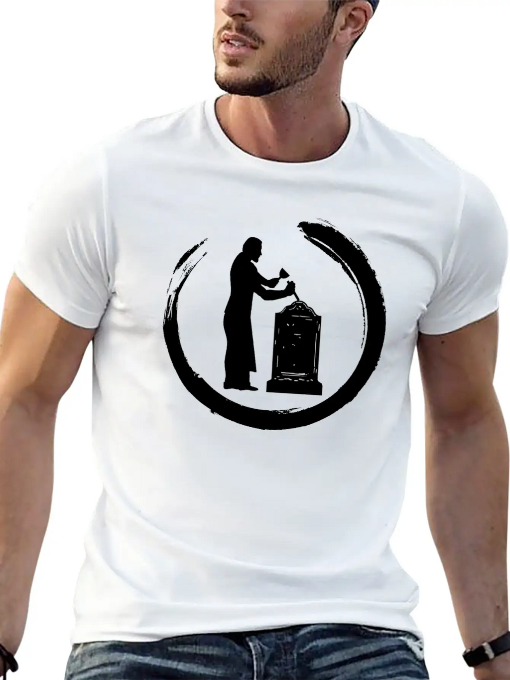 Stonemason Craftsmen Sculptors Graveyard Sculptors Basic Graphic T-Shirt – Daily Comfort In Soft Cotton