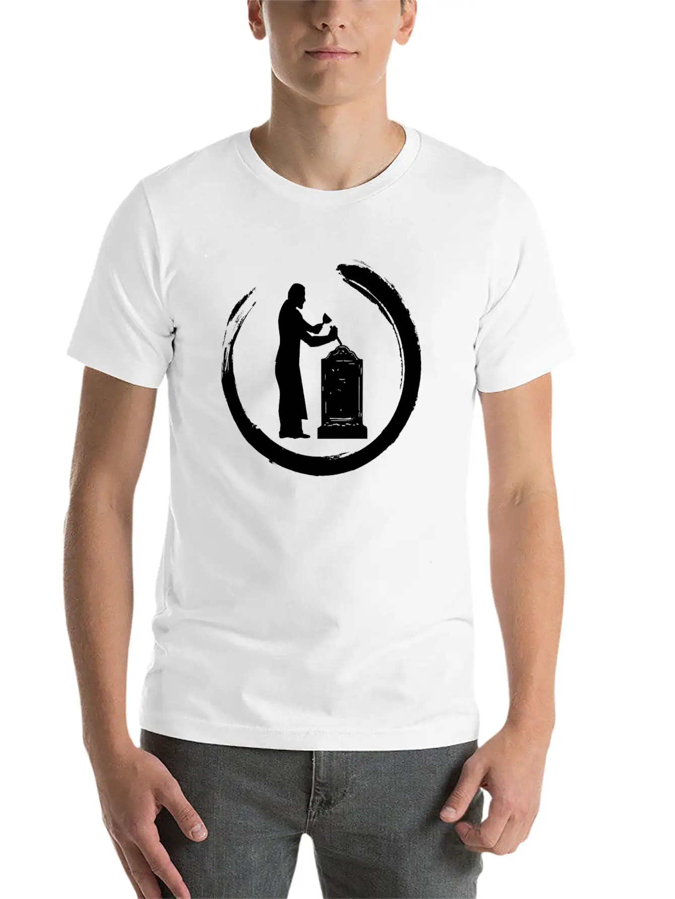 Stonemason Craftsmen Sculptors Graveyard Sculptors Basic Graphic T-Shirt – Daily Comfort In Soft Cotton
