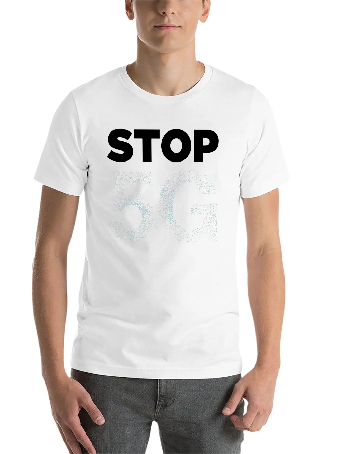 Stop 5g Say No To 5G Ban 5G Radiation Breathable Soft Cotton T-Shirt – Timeless Casual Look