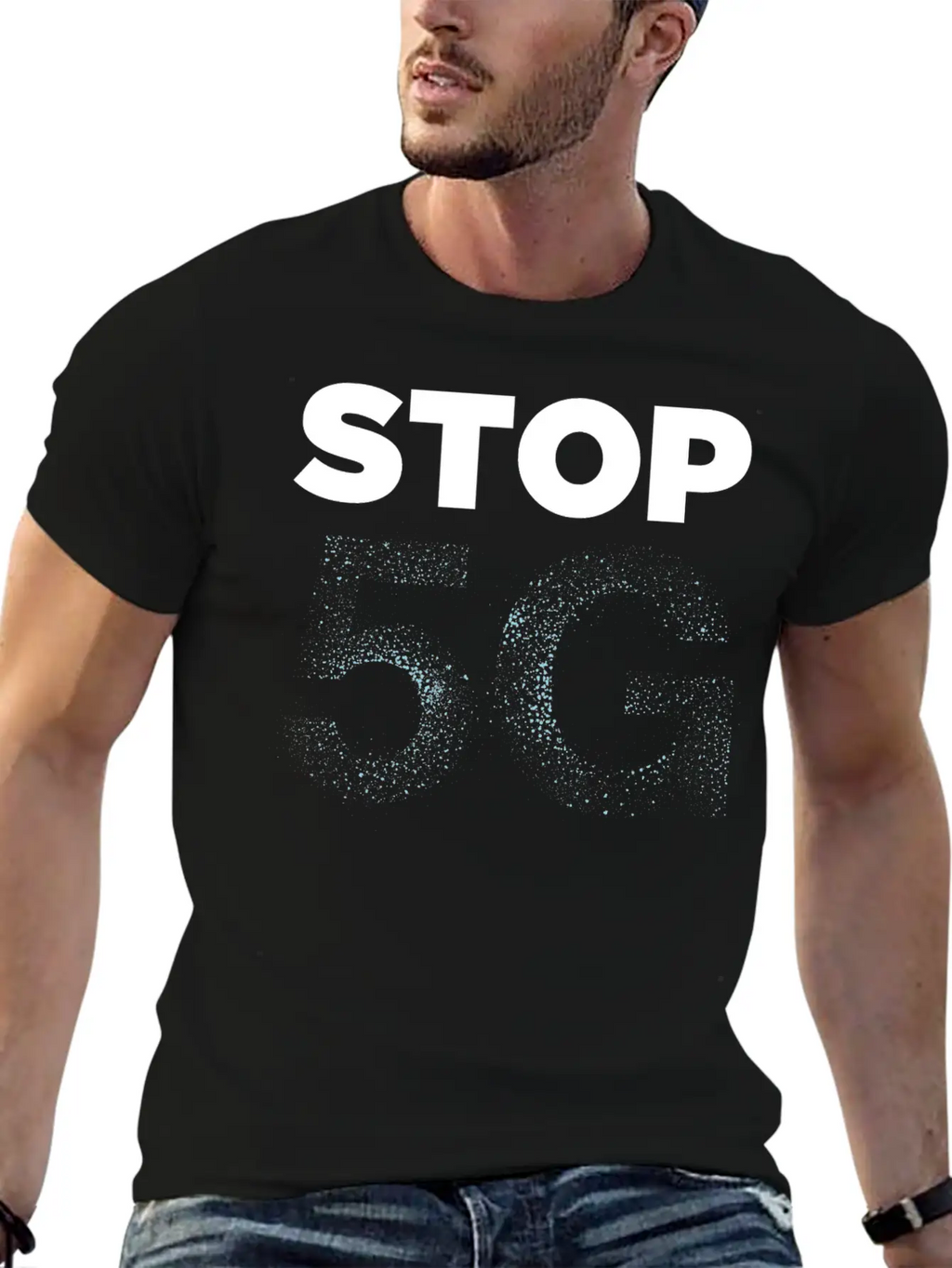 Stop 5g Say No To 5G Ban 5G Radiation Breathable Soft Cotton T-Shirt – Timeless Casual Look