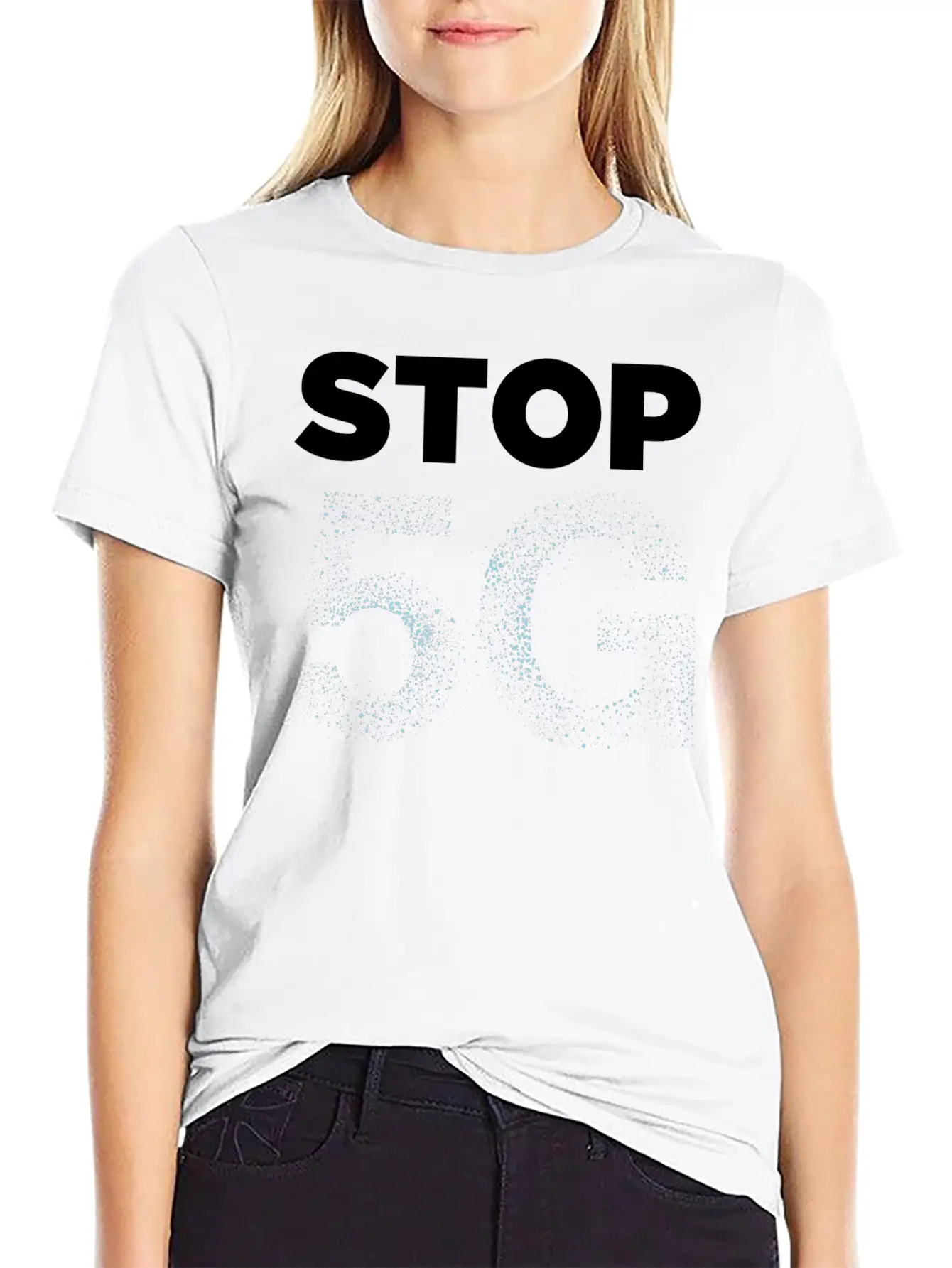 Stop 5g Say No To 5G Ban 5G Radiation Breathable Soft Cotton T-Shirt – Timeless Casual Look