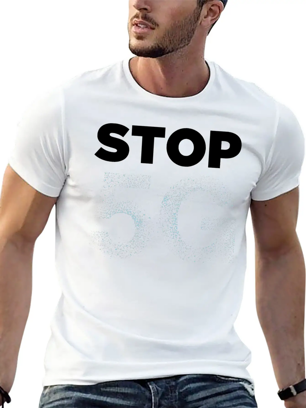 Stop 5g Say No To 5G Ban 5G Radiation Breathable Soft Cotton T-Shirt – Timeless Casual Look