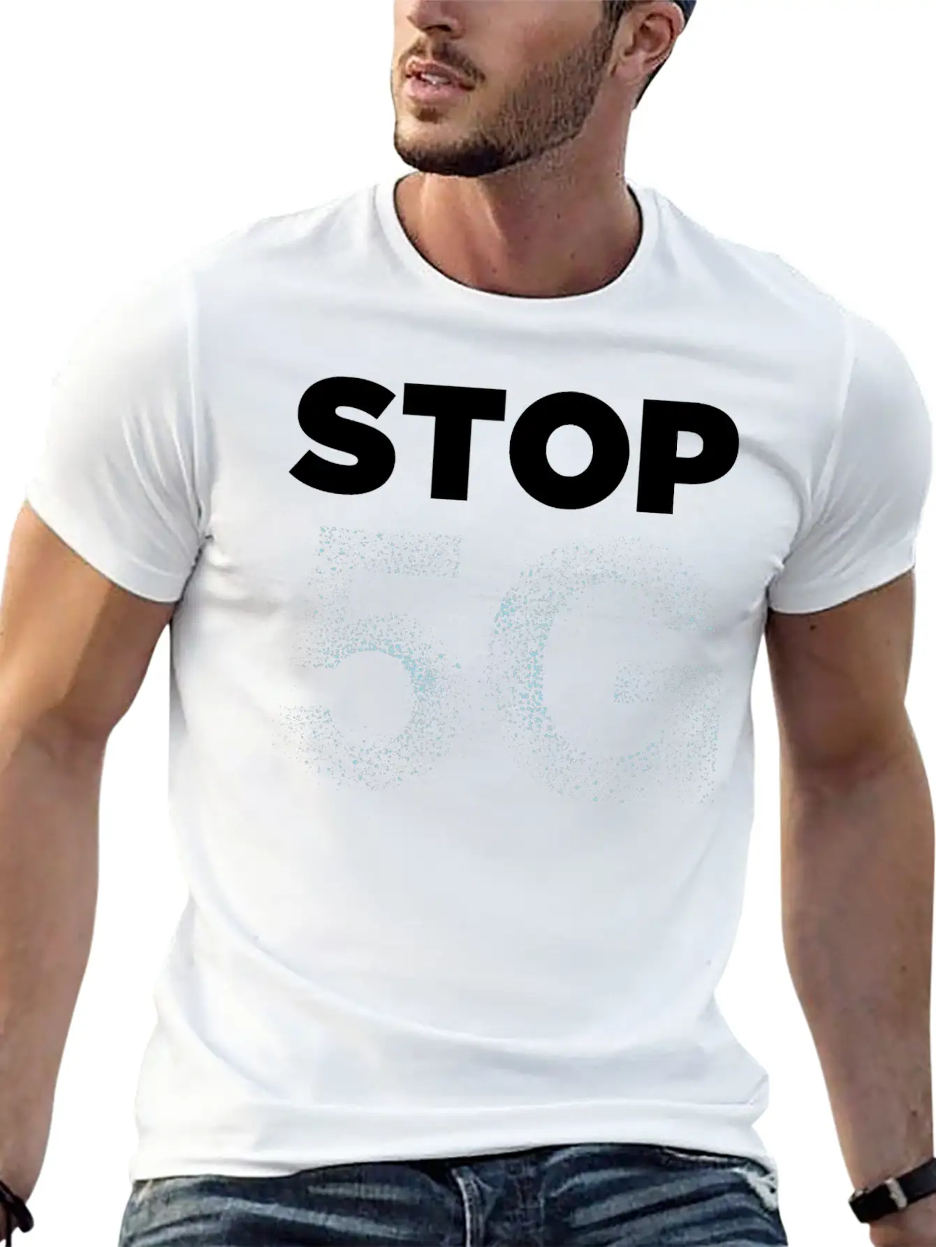 Stop 5g Say No To 5G Ban 5G Radiation Breathable Soft Cotton T-Shirt – Timeless Casual Look