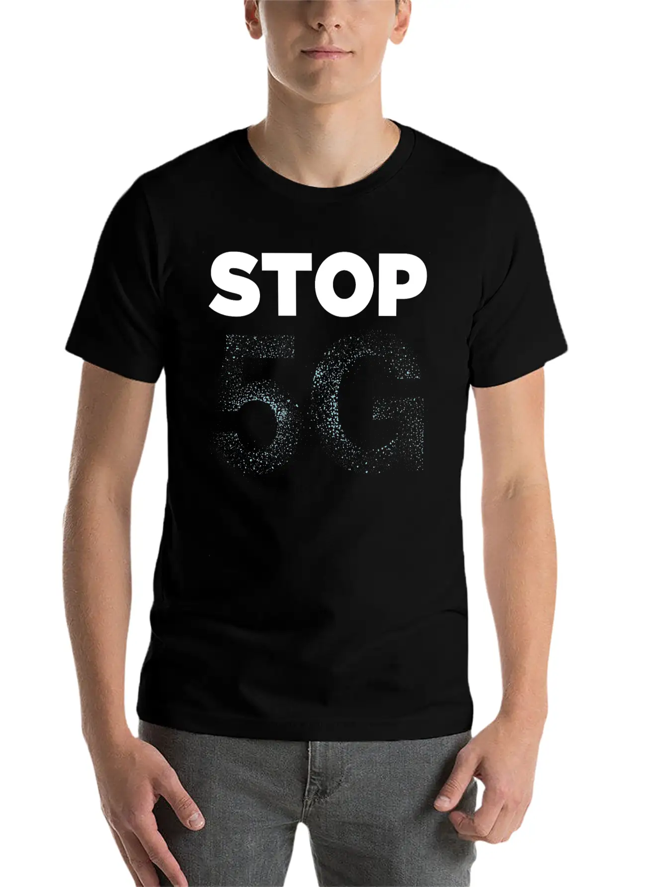 Stop 5g Say No To 5G Ban 5G Radiation Breathable Soft Cotton T-Shirt – Timeless Casual Look