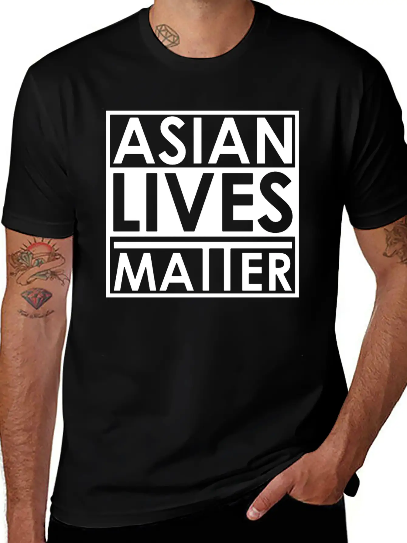 Stop Asian Hate Racist Classic Cotton Tee – Unisex Comfort For Any Season