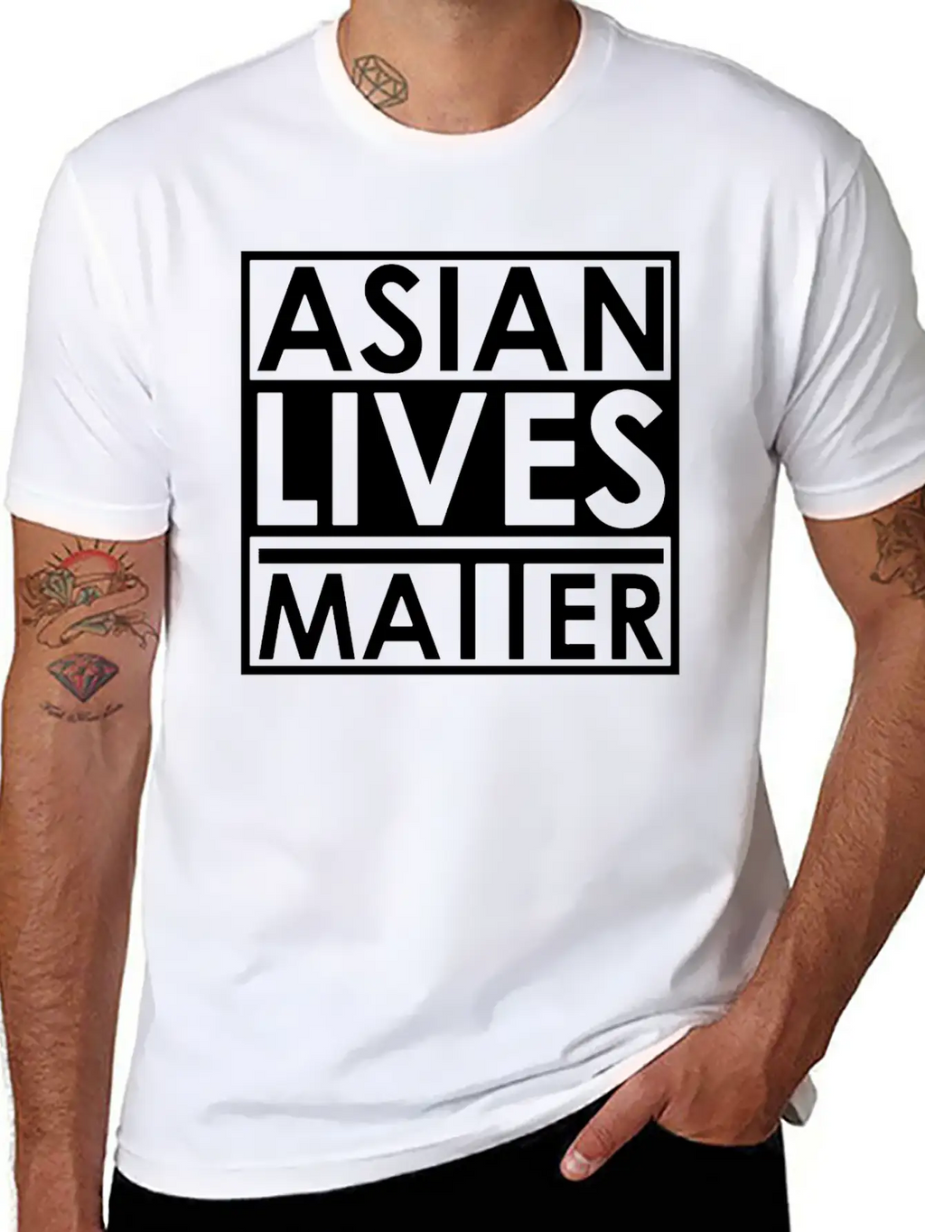 Stop Asian Hate Racist Classic Cotton Tee – Unisex Comfort For Any Season