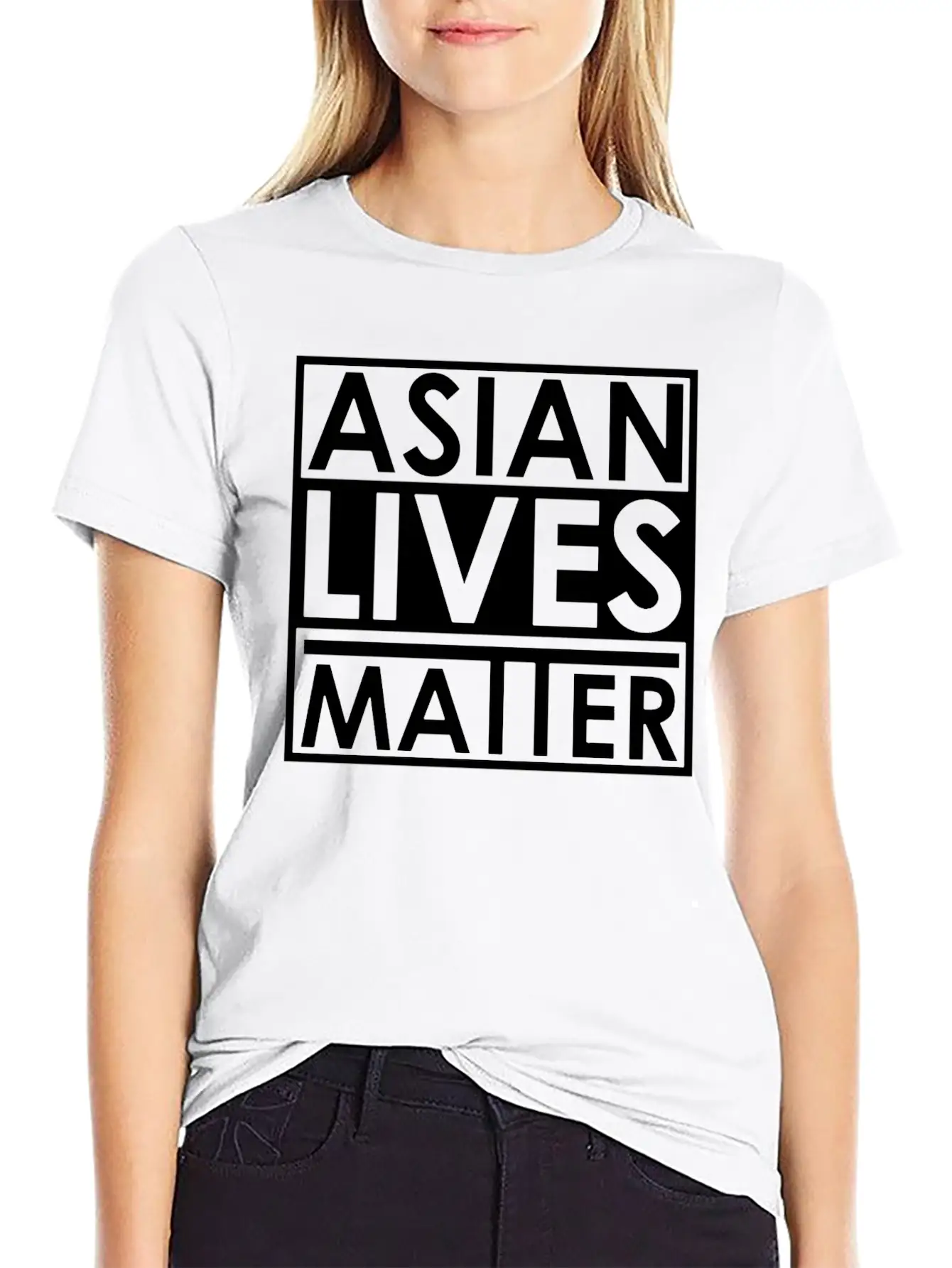 Stop Asian Hate Racist Classic Cotton Tee – Unisex Comfort For Any Season