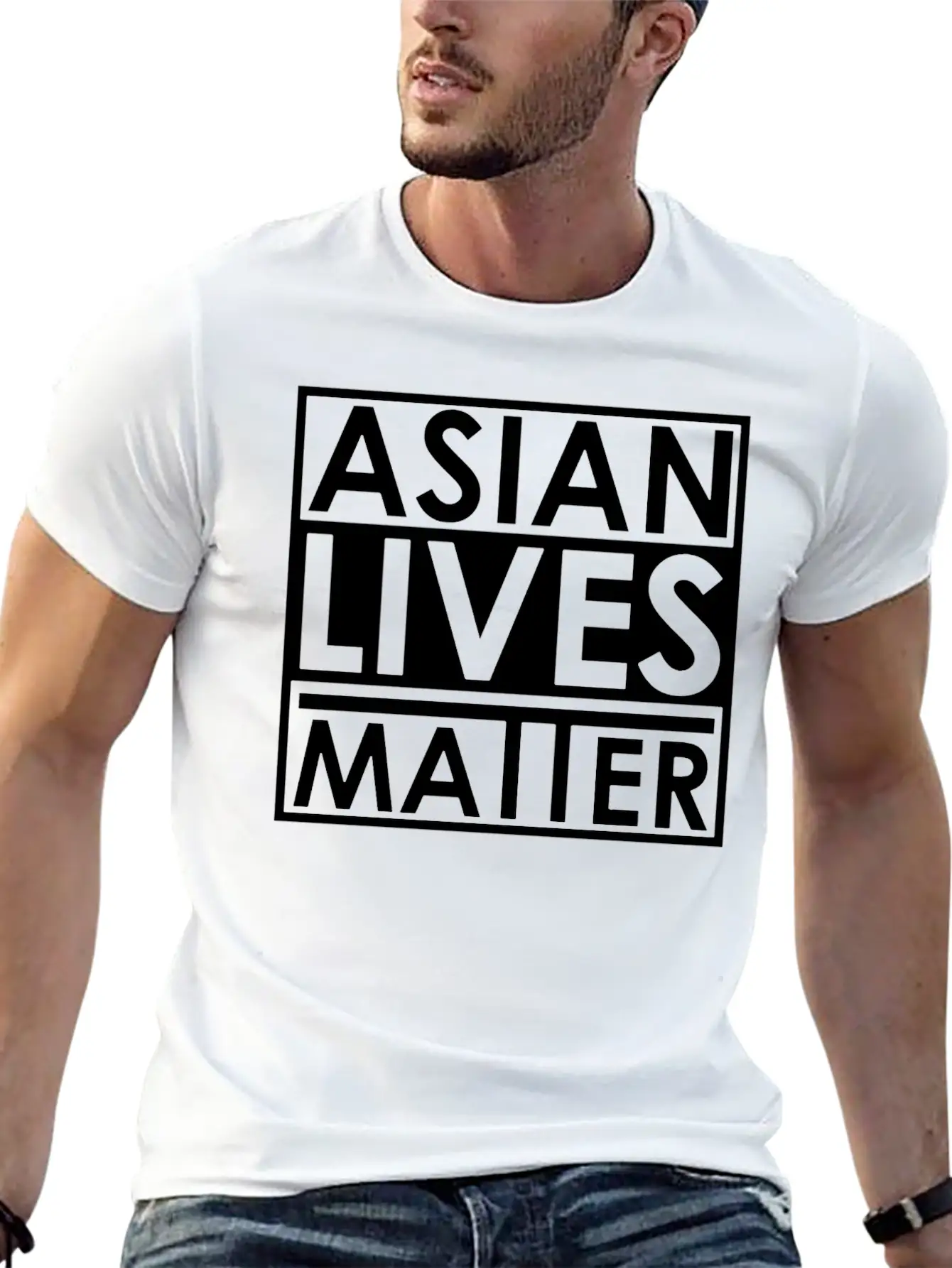 Stop Asian Hate Racist Classic Cotton Tee – Unisex Comfort For Any Season