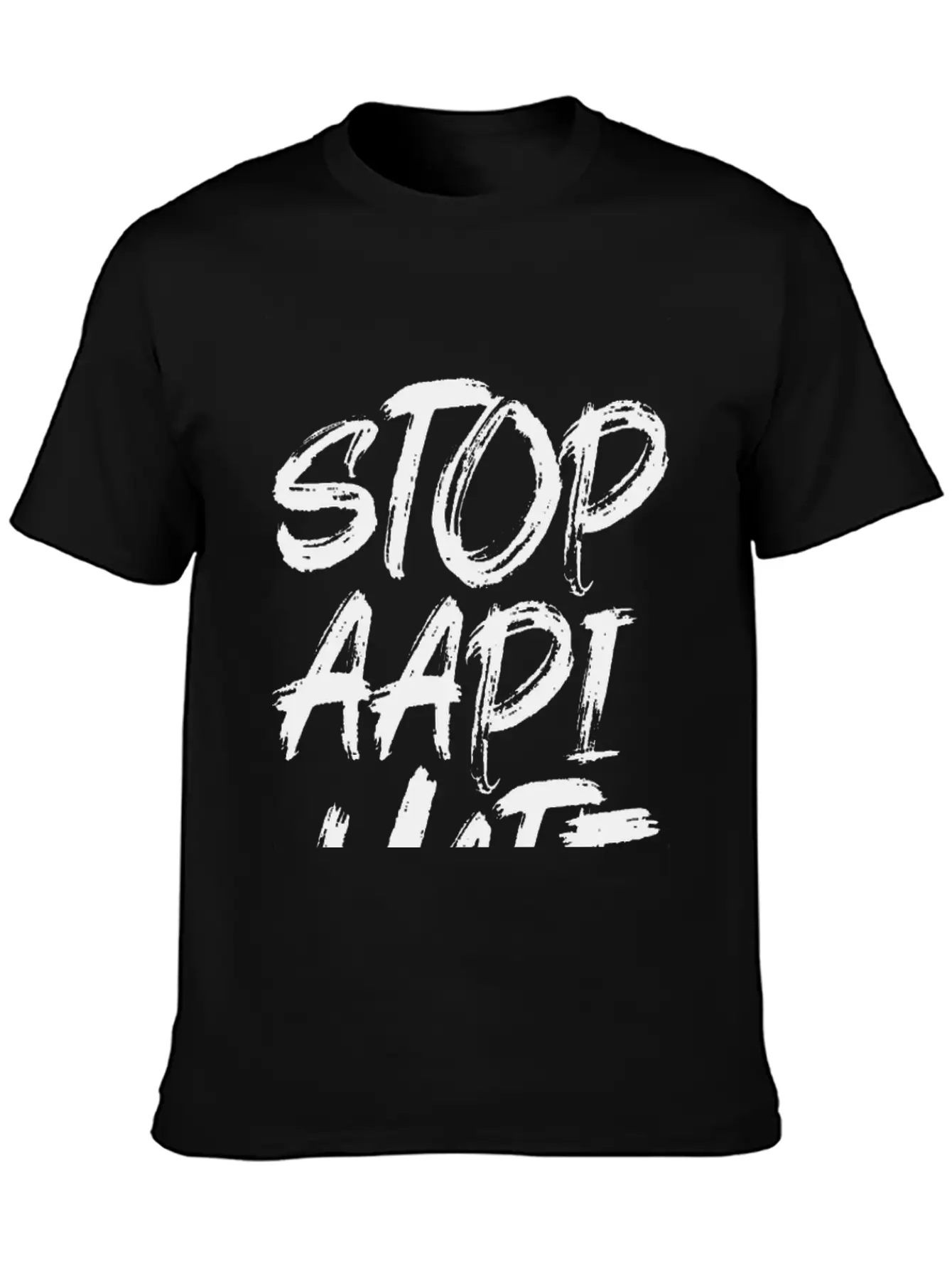 Stop Asian Hate Racist Modern Fit Casual T-Shirt – Clean And Versatile Design