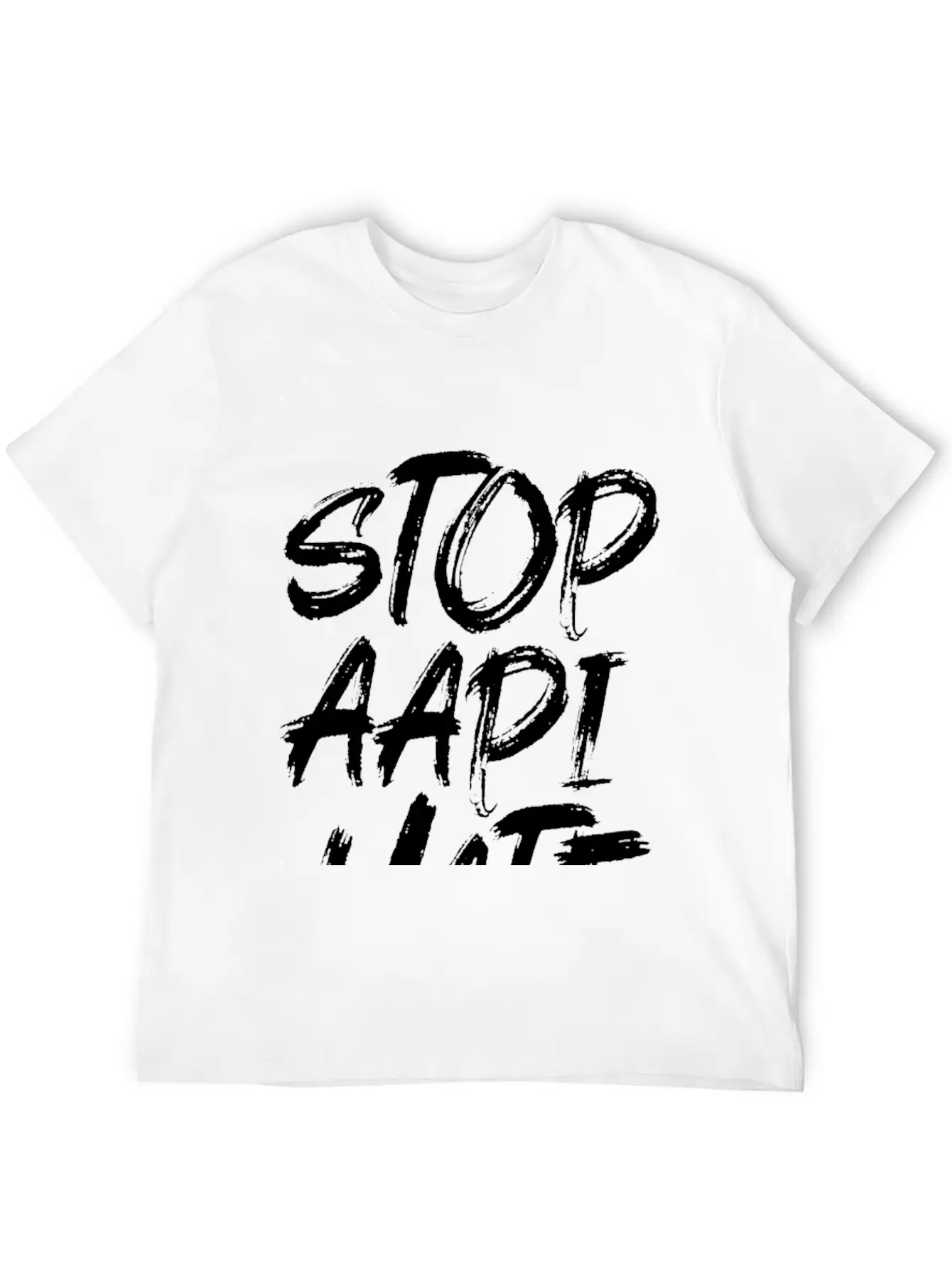 Stop Asian Hate Racist Modern Fit Casual T-Shirt – Clean And Versatile Design