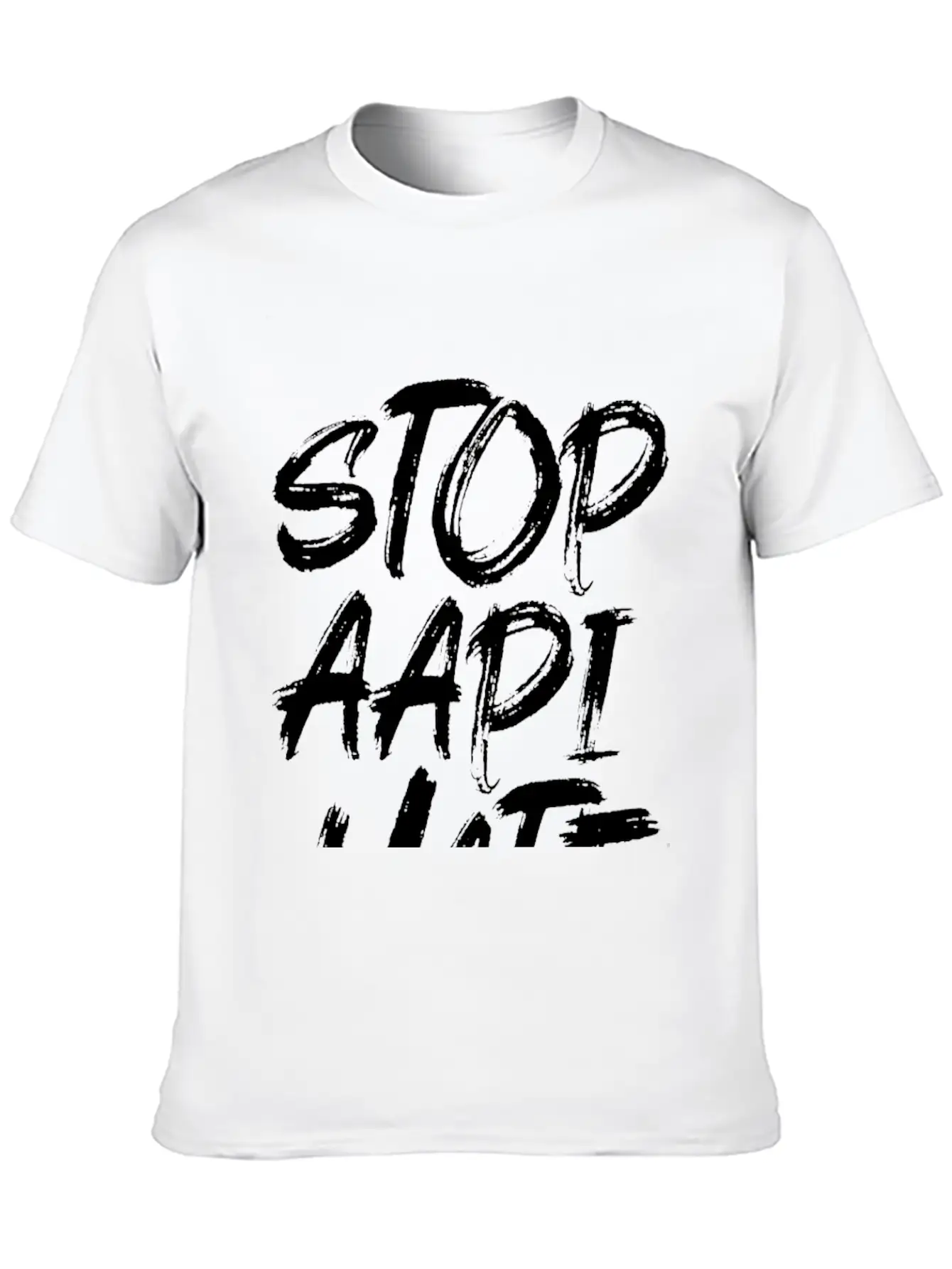 Stop Asian Hate Racist Modern Fit Casual T-Shirt – Clean And Versatile Design
