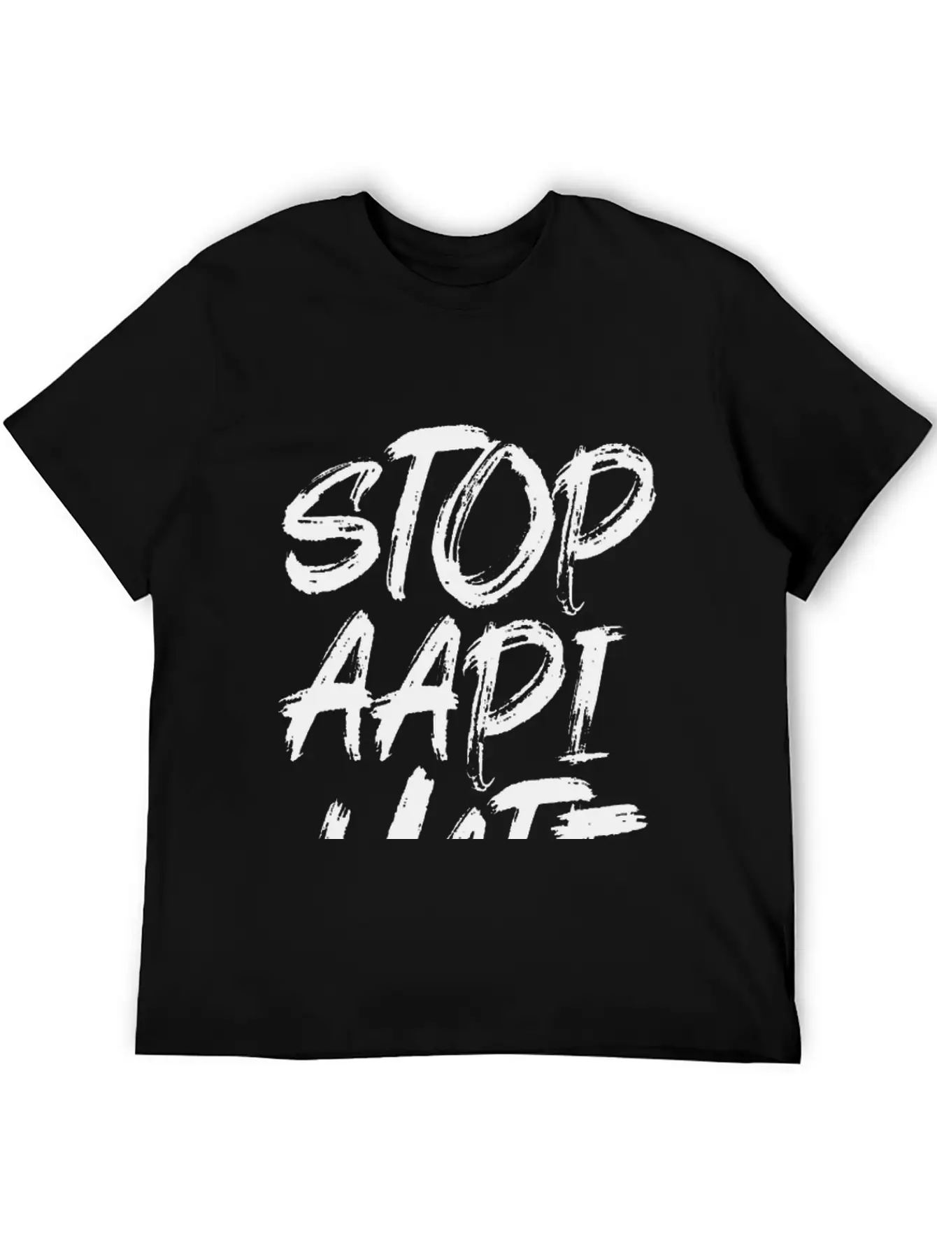Stop Asian Hate Racist Modern Fit Casual T-Shirt – Clean And Versatile Design