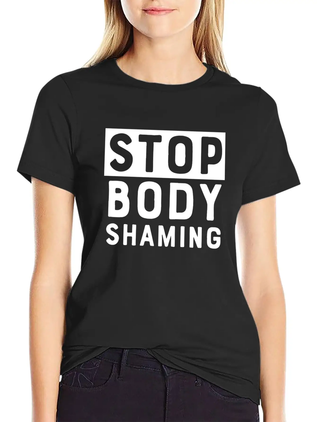Stop Body Shaming Classic Cotton Tee – Unisex Comfort For Any Season