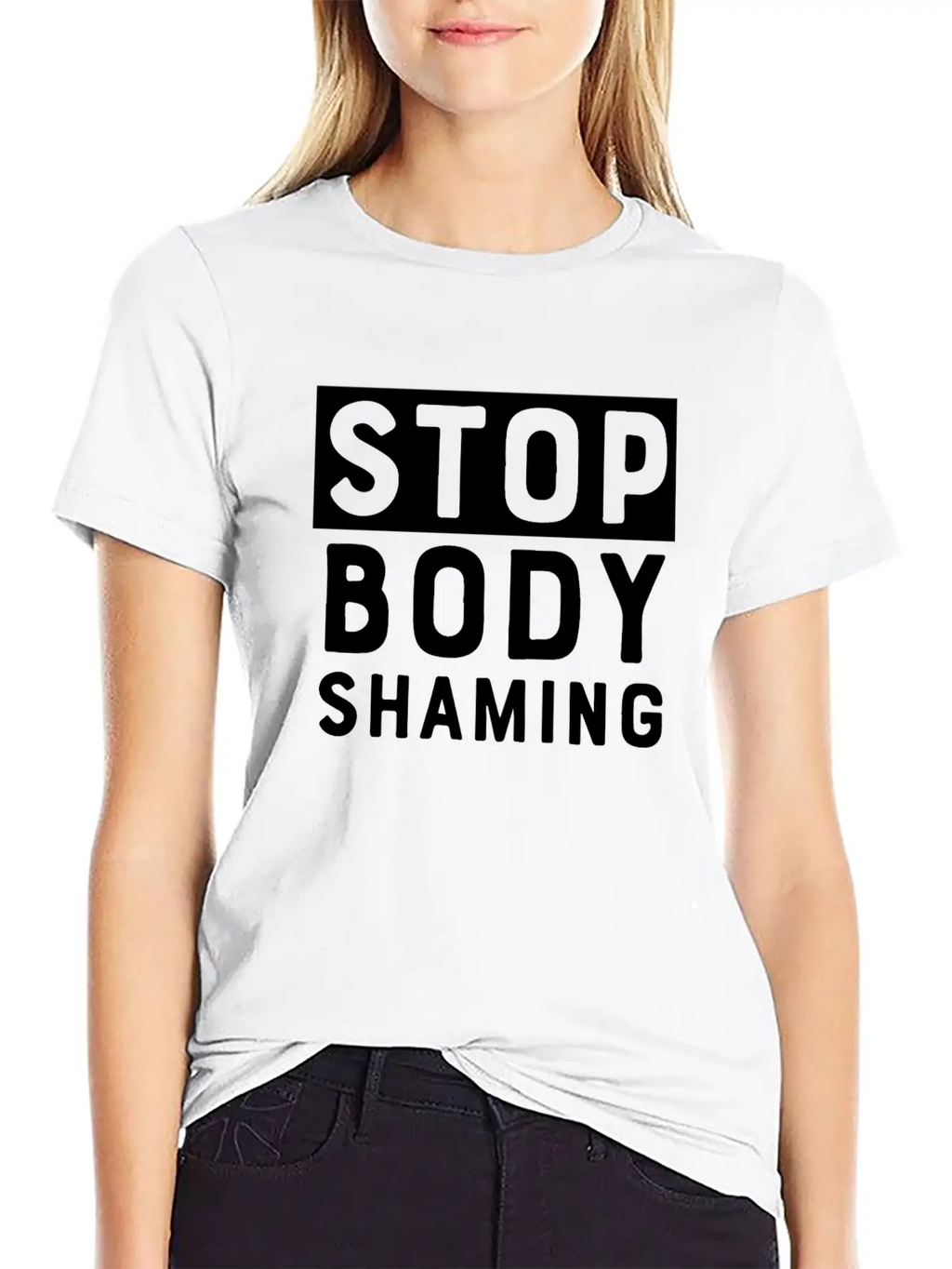 Stop Body Shaming Classic Cotton Tee – Unisex Comfort For Any Season