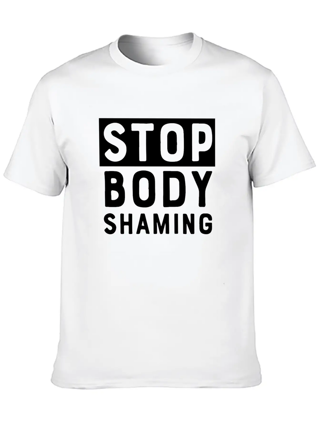Stop Body Shaming Classic Cotton Tee – Unisex Comfort For Any Season