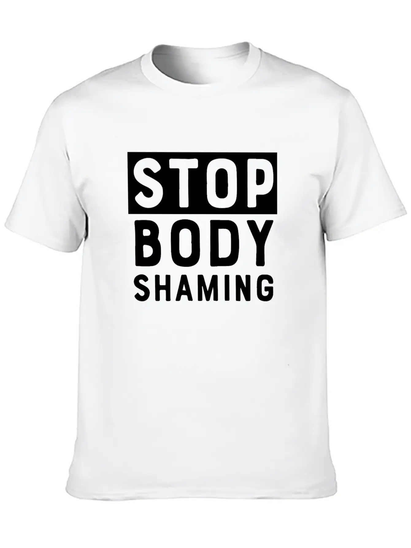 Stop Body Shaming Classic Cotton Tee – Unisex Comfort For Any Season