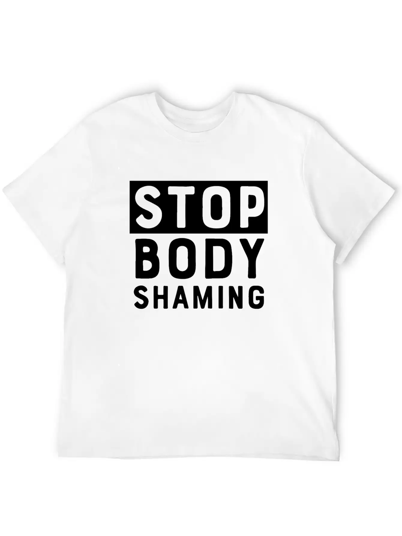 Stop Body Shaming Classic Cotton Tee – Unisex Comfort For Any Season