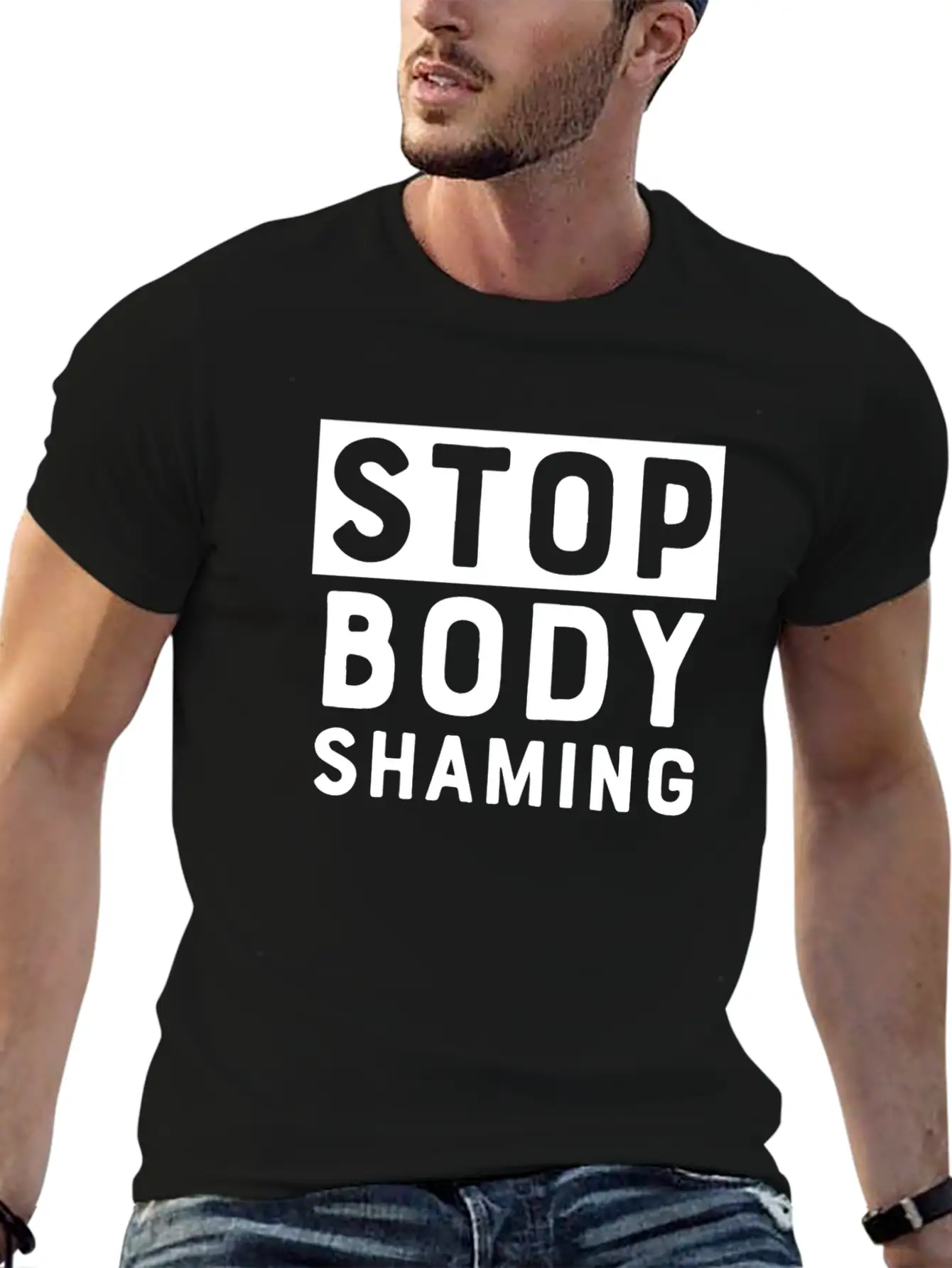 Stop Body Shaming Classic Cotton Tee – Unisex Comfort For Any Season