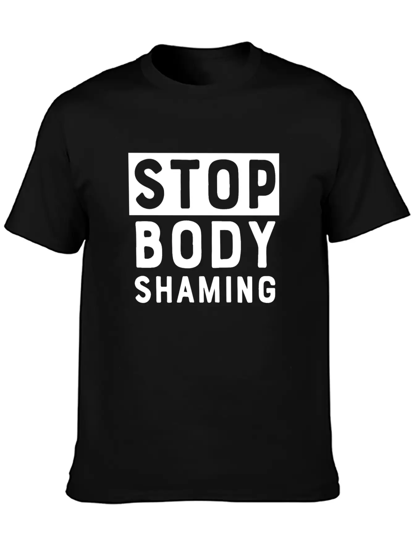 Stop Body Shaming Classic Cotton Tee – Unisex Comfort For Any Season