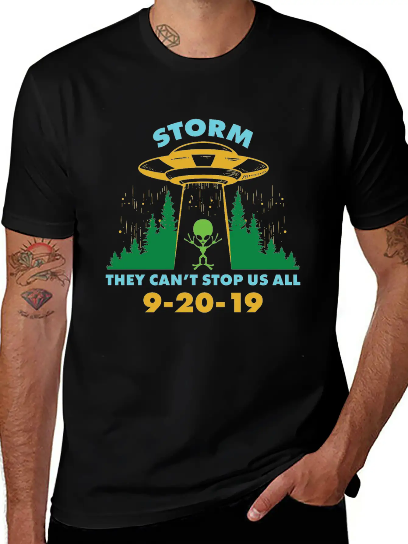 Storm Area They Can't Stop Us All Timeless Short Sleeve Tee – Comfy And Minimalist Design