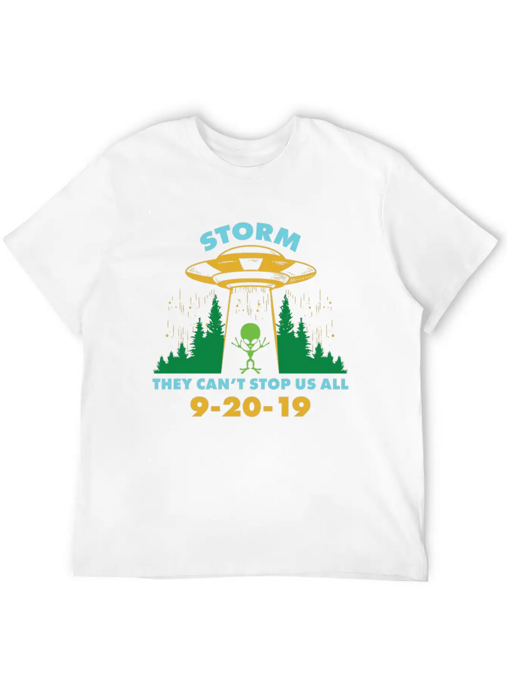 Storm Area They Can't Stop Us All Timeless Short Sleeve Tee – Comfy And Minimalist Design