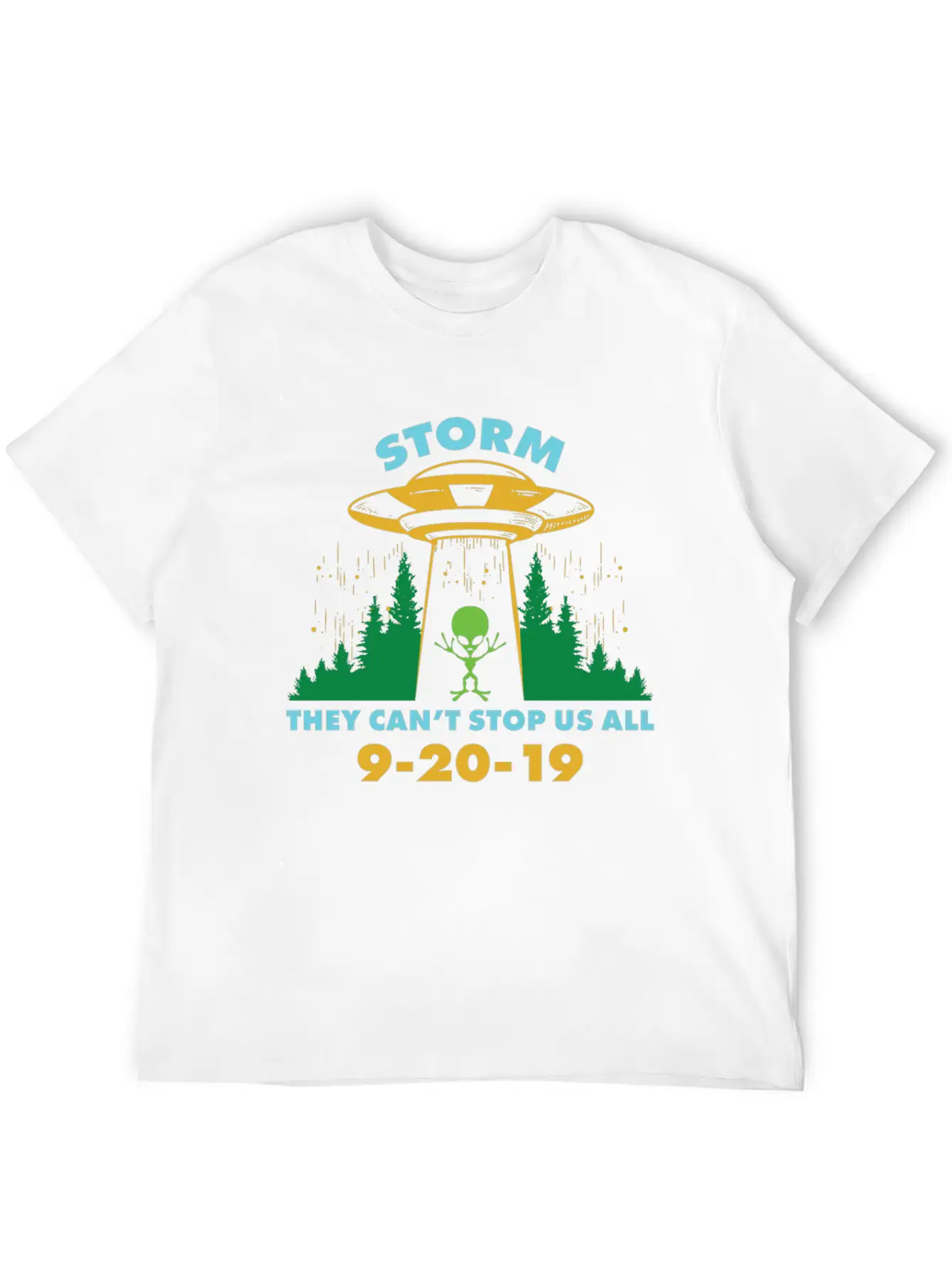 Storm Area They Can't Stop Us All Timeless Short Sleeve Tee – Comfy And Minimalist Design