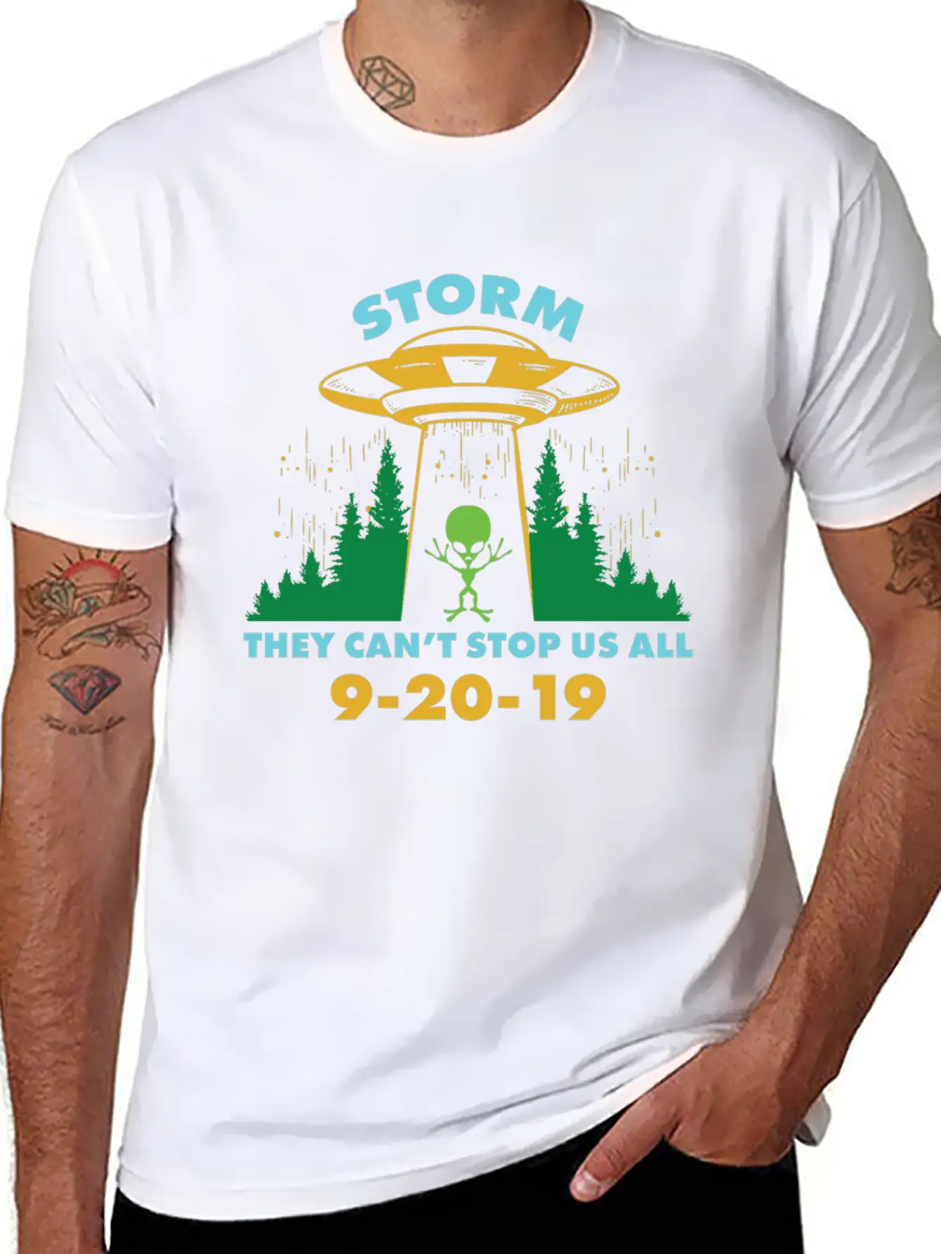 Storm Area They Can't Stop Us All Timeless Short Sleeve Tee – Comfy And Minimalist Design