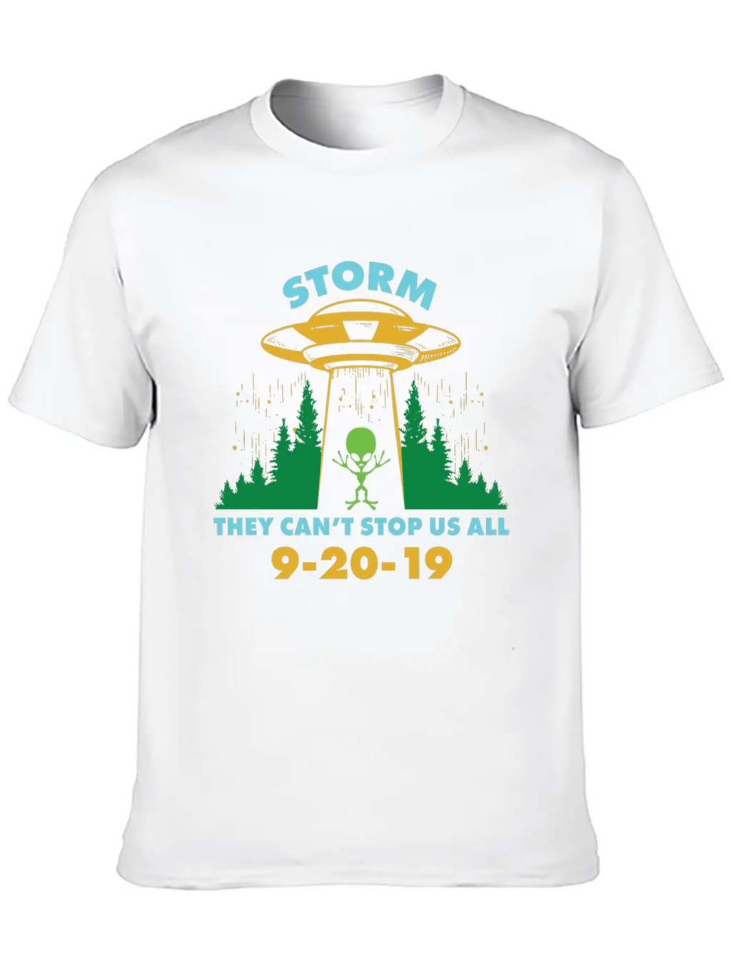 Storm Area They Can't Stop Us All Timeless Short Sleeve Tee – Comfy And Minimalist Design