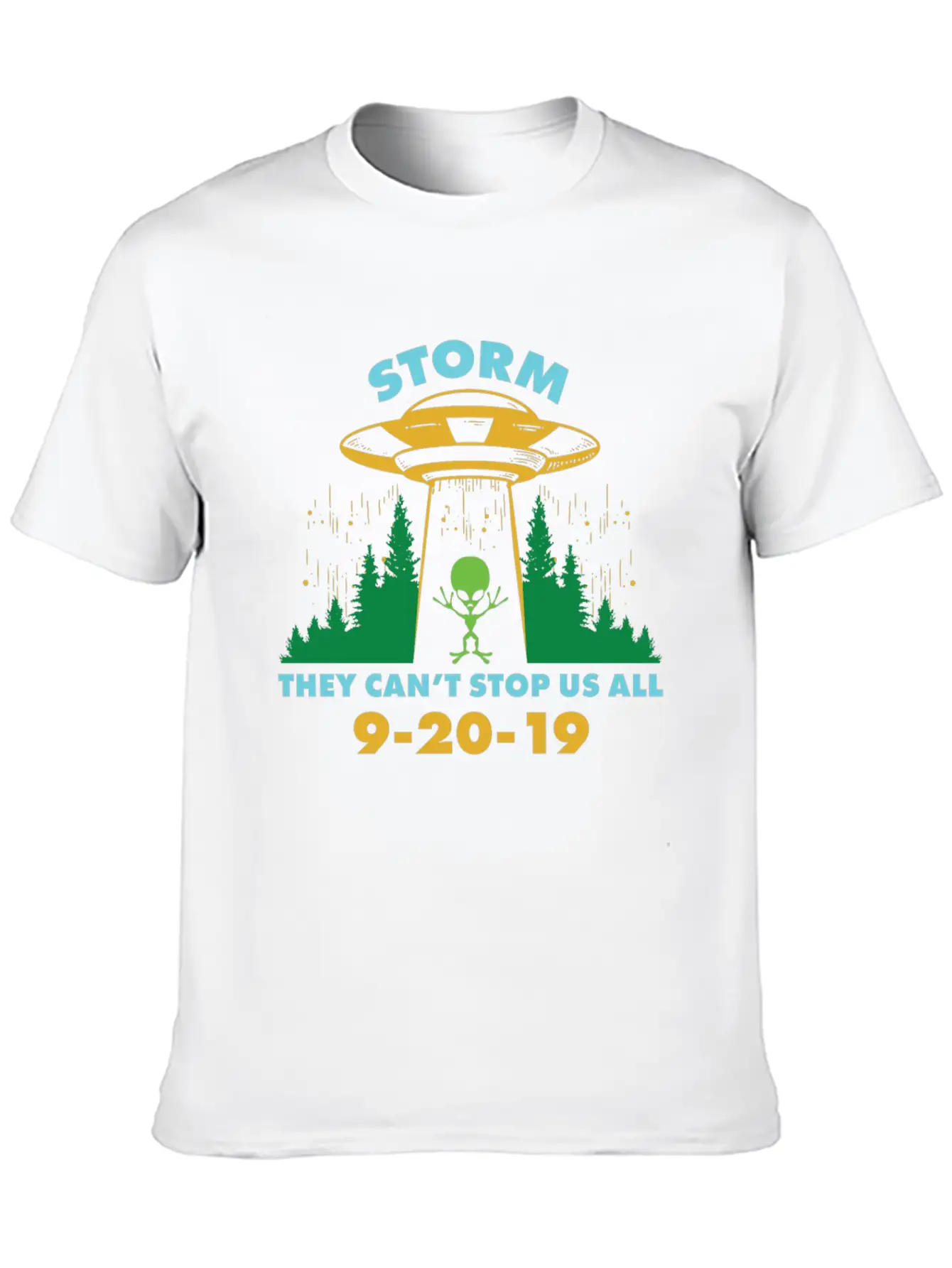 Storm Area They Can't Stop Us All Timeless Short Sleeve Tee – Comfy And Minimalist Design