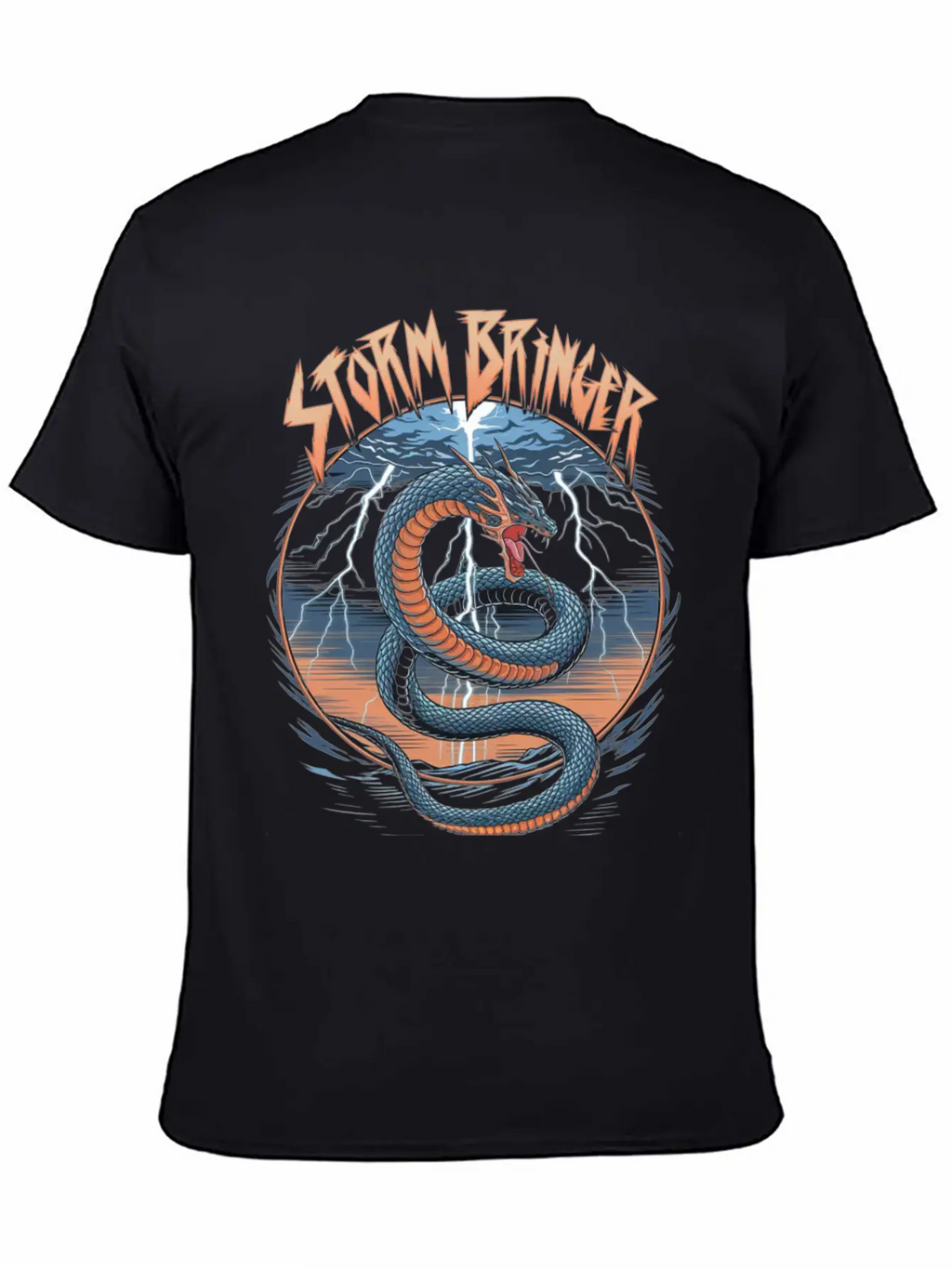 Storm Bringer Serpent Essential Cotton Tee For Daily Outfits – Unisex Style