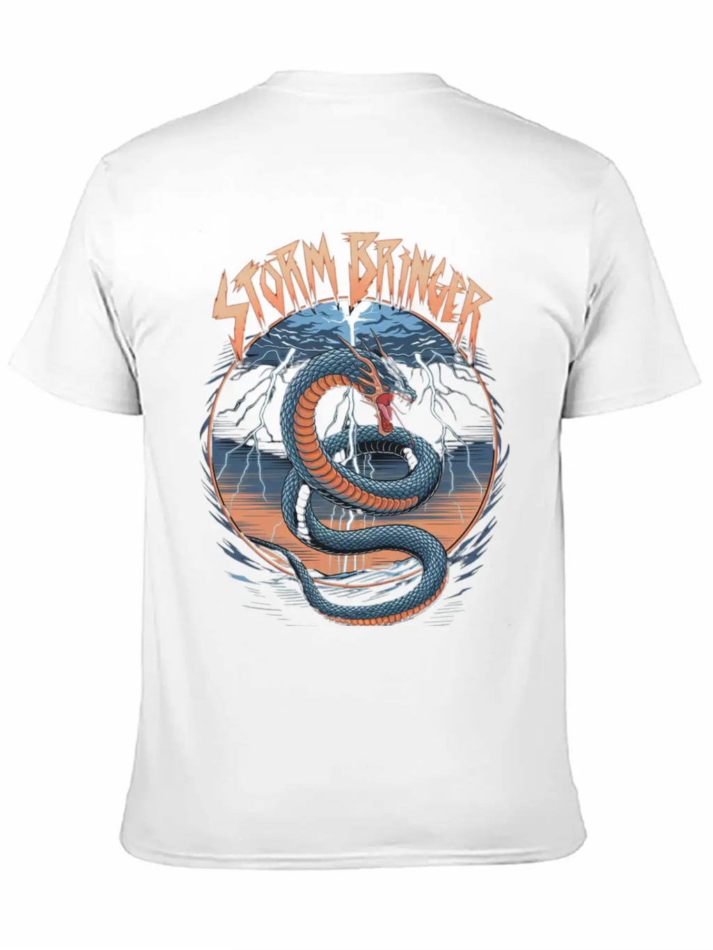 Storm Bringer Serpent Essential Cotton Tee For Daily Outfits – Unisex Style