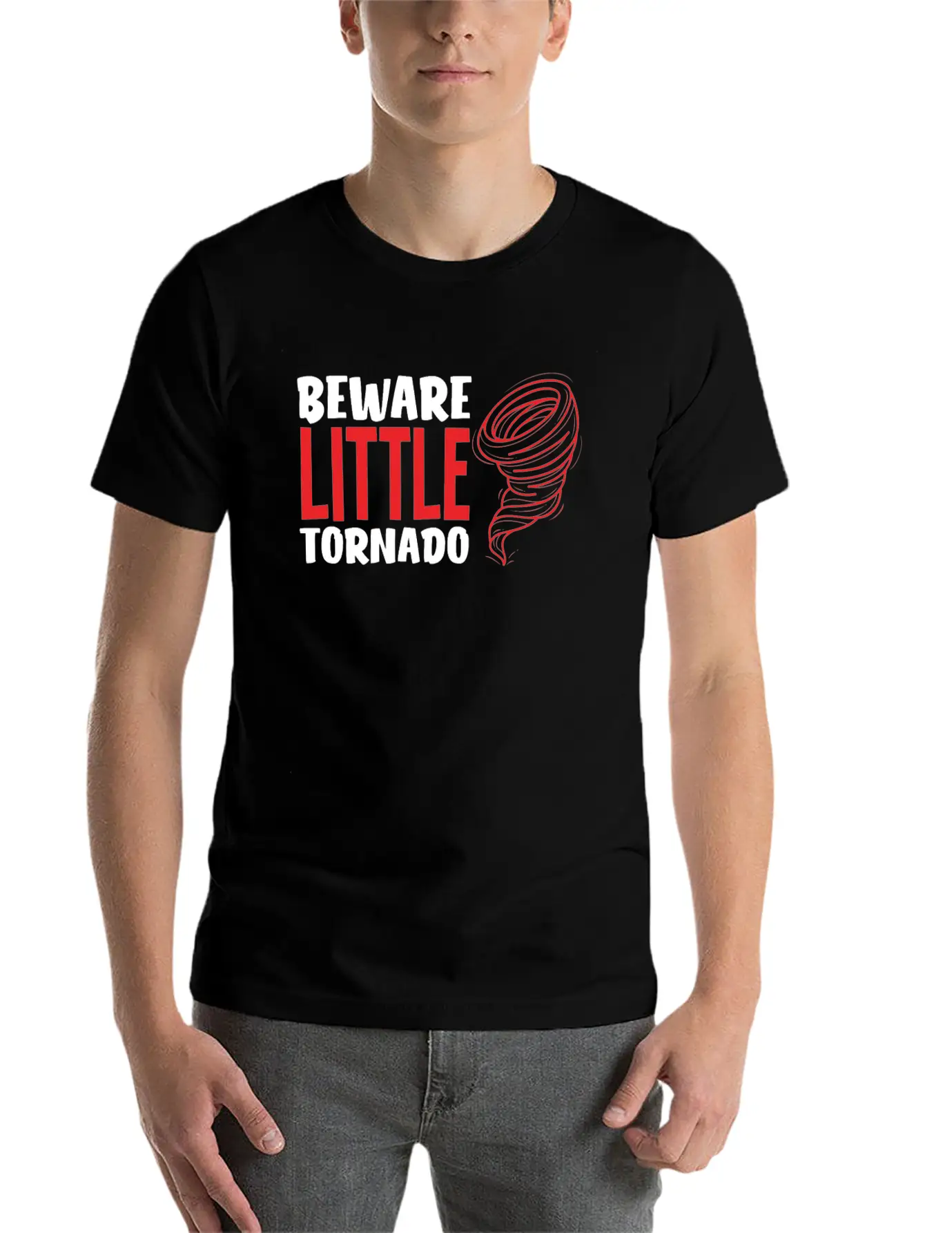 Storm Chaser Beware Little Tornado Timeless Short Sleeve Tee – Comfy And Minimalist Design