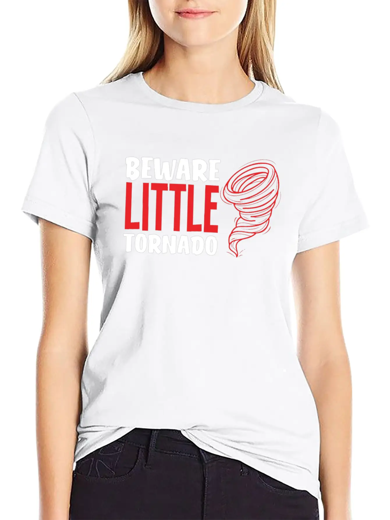 Storm Chaser Beware Little Tornado Timeless Short Sleeve Tee – Comfy And Minimalist Design