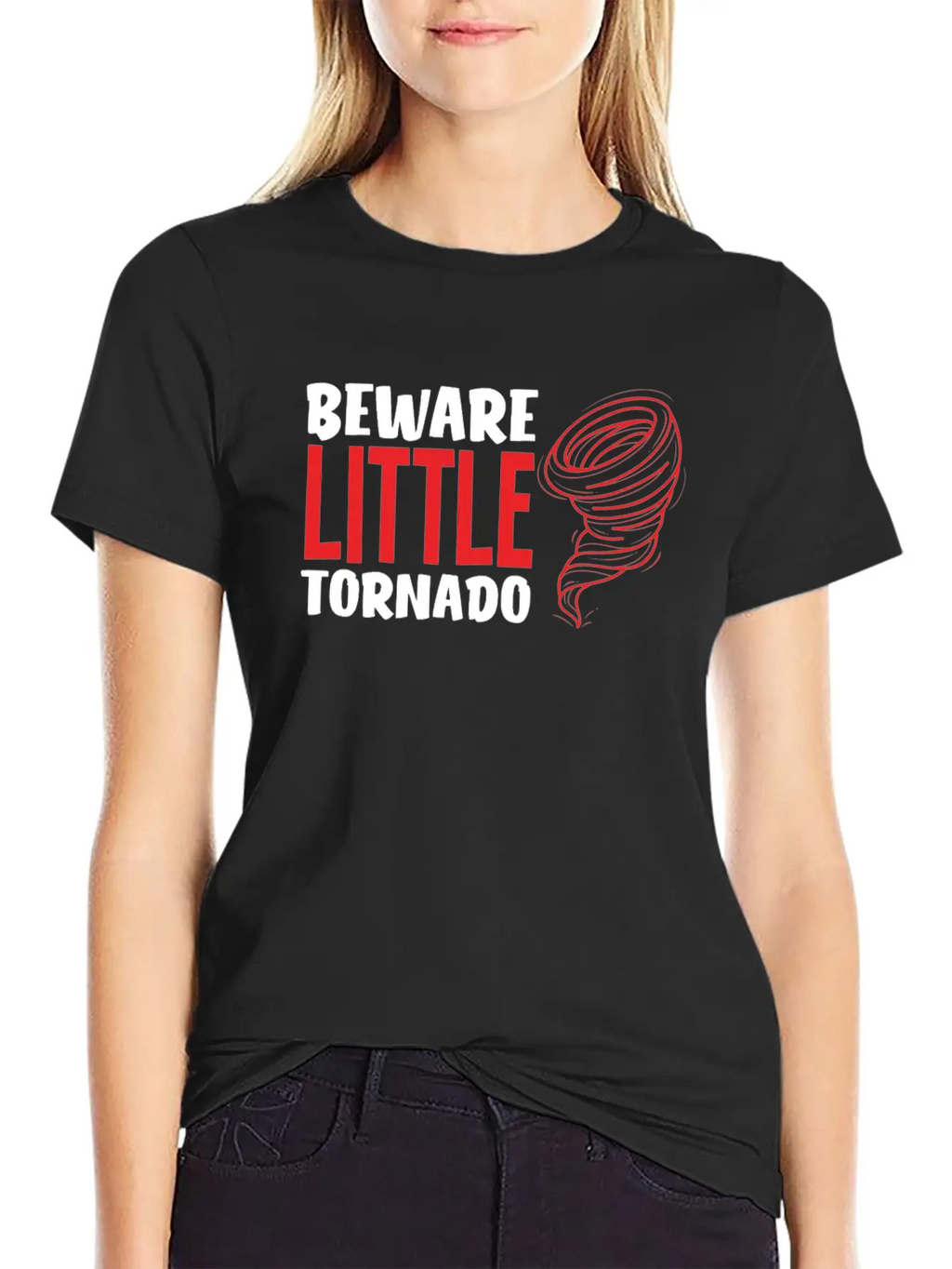 Storm Chaser Beware Little Tornado Timeless Short Sleeve Tee – Comfy And Minimalist Design