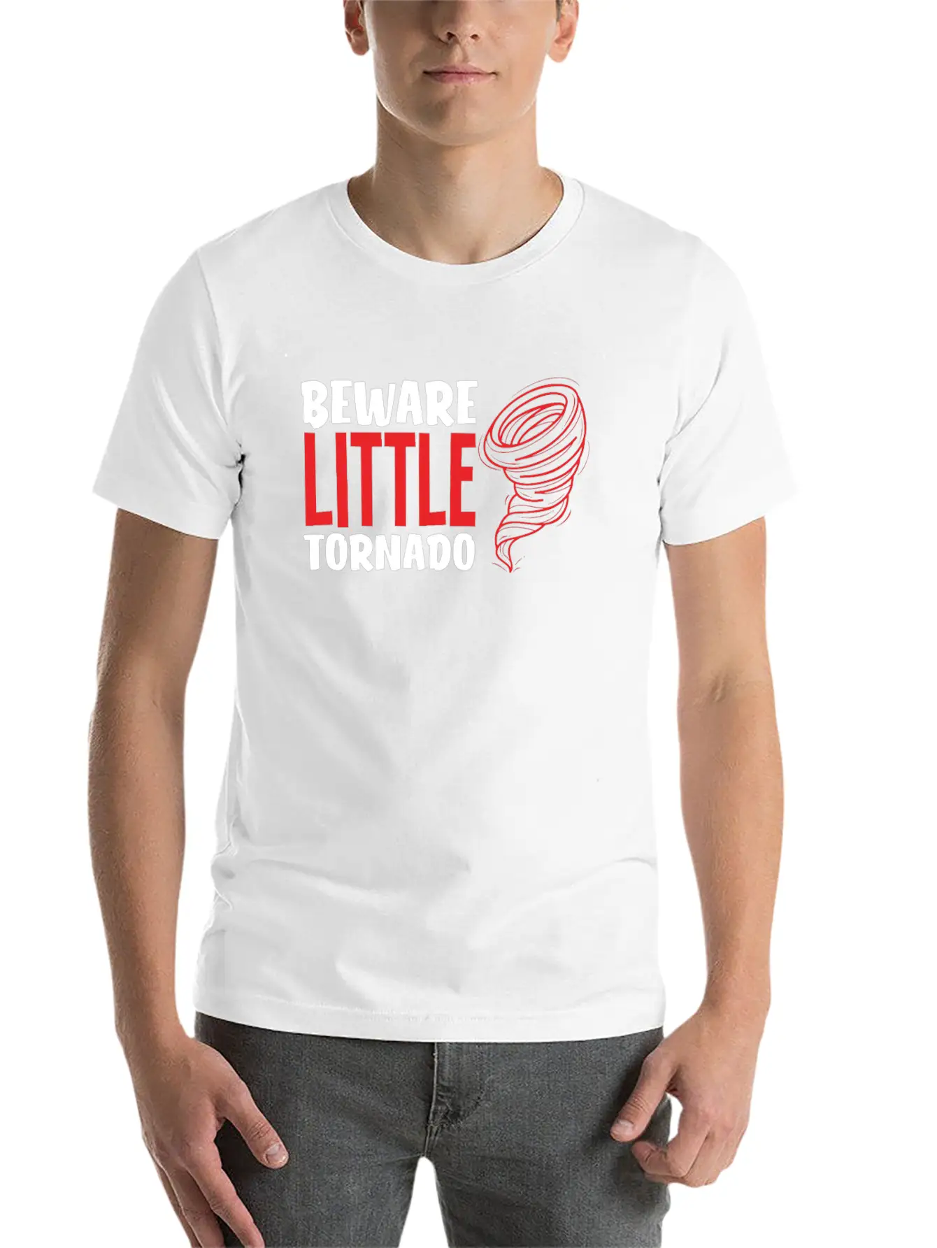 Storm Chaser Beware Little Tornado Timeless Short Sleeve Tee – Comfy And Minimalist Design